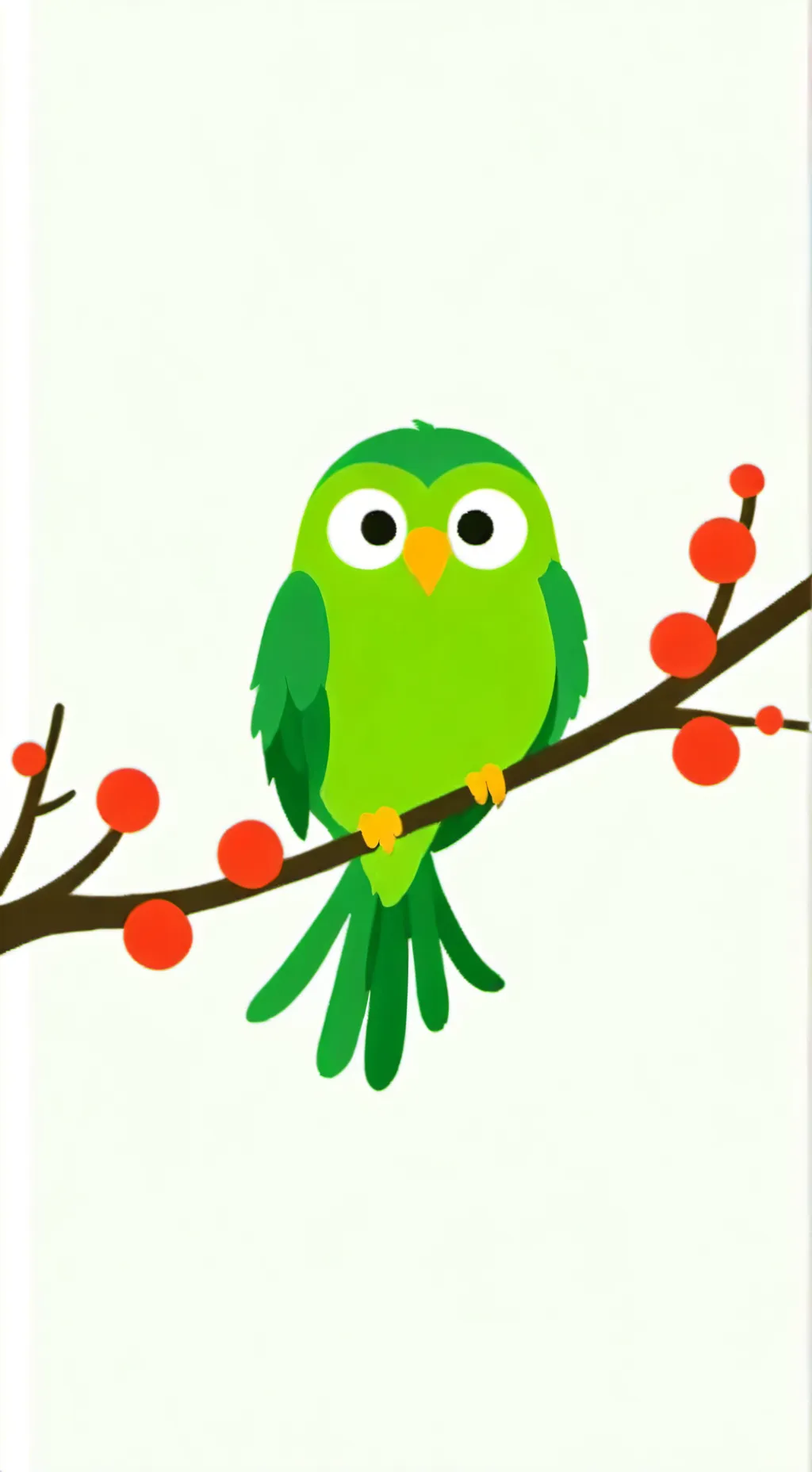 ai character: Duo (duolingo) background