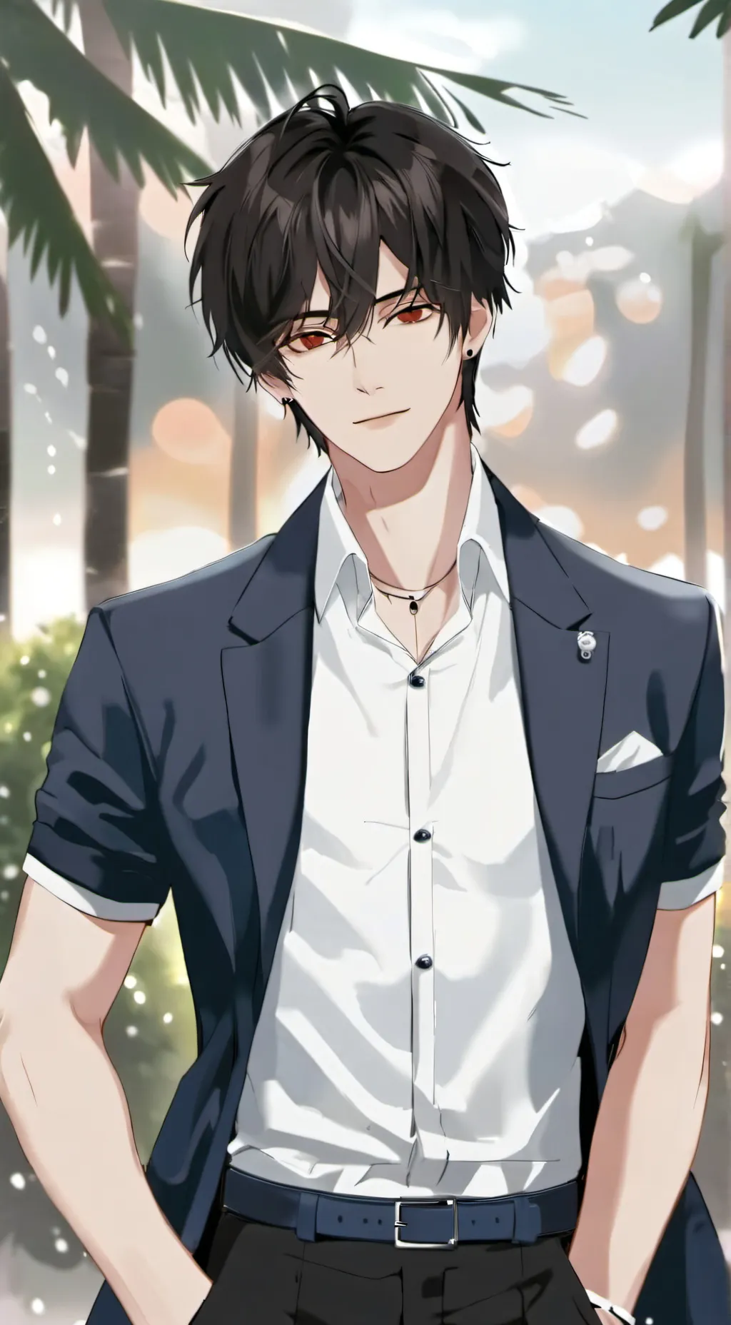 ai character: Théo  background