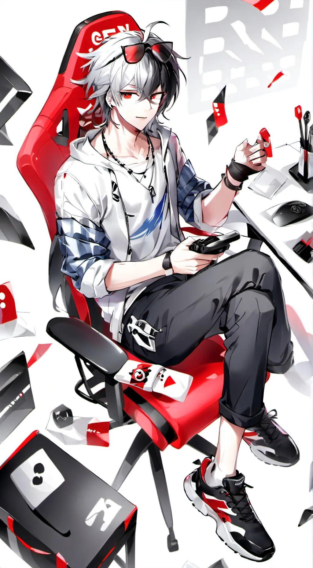 ai character: Max background