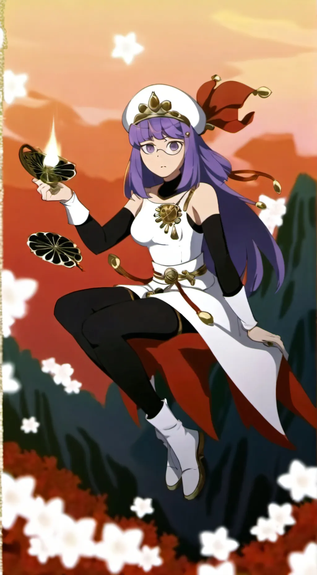 ai character: Mensageira background