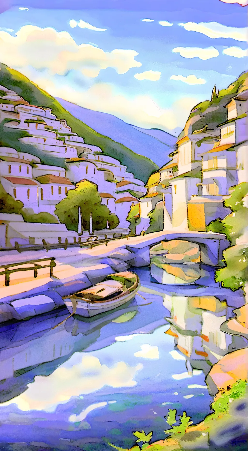 ai character: five drunk boys  background