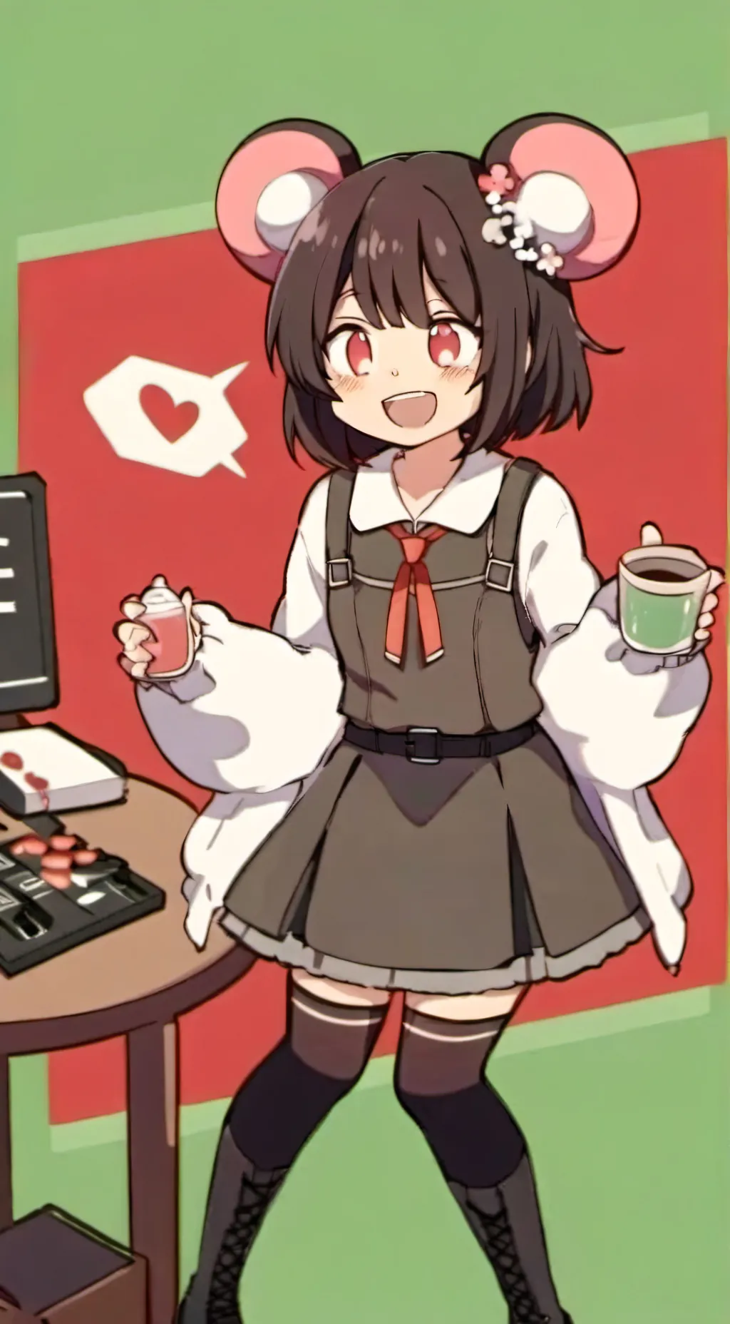 ai character: L̶i̶l̶l̶y̶ ✨🌹 ~ background