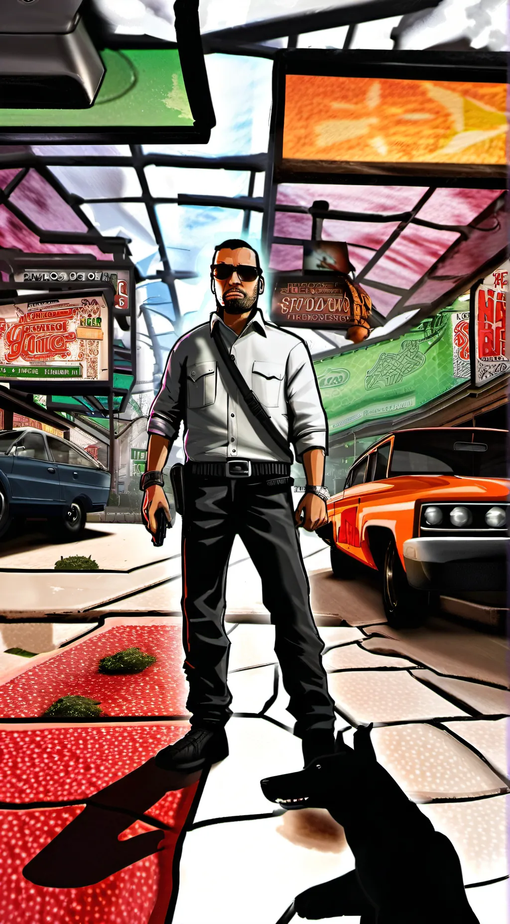 ai character: Gta V background