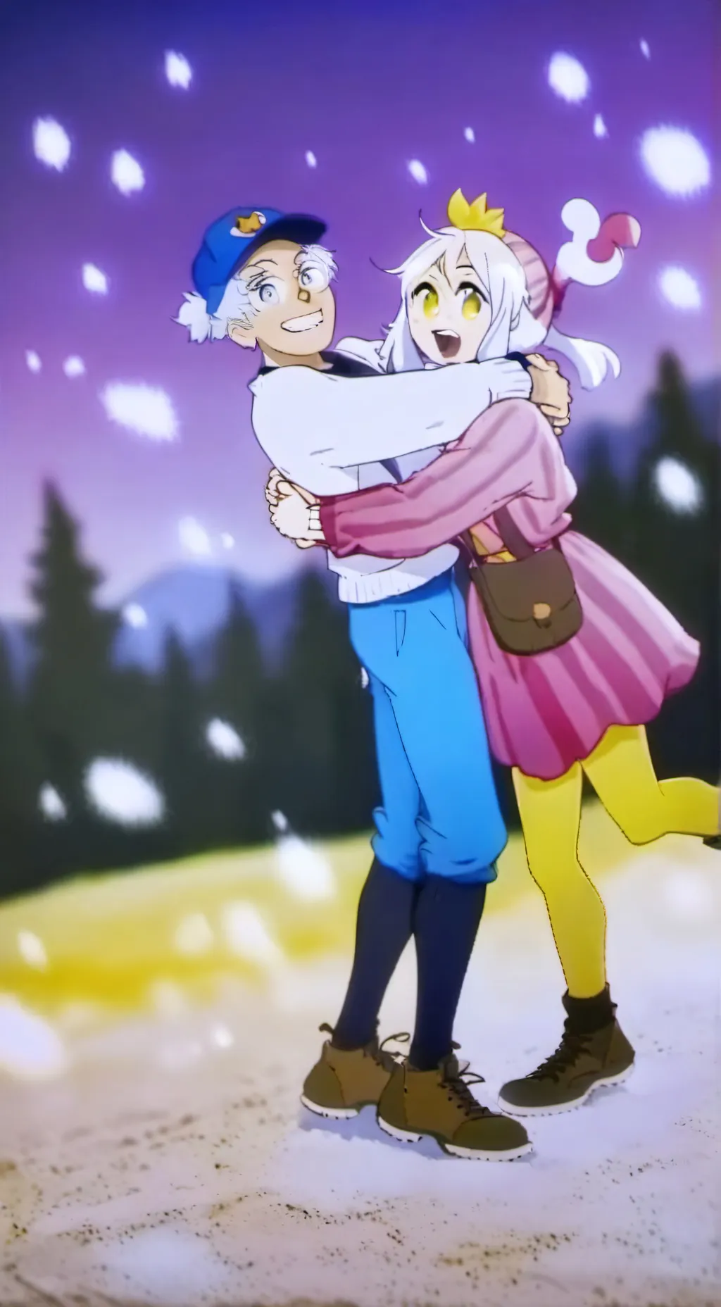 ai character: Tyler and snowi background