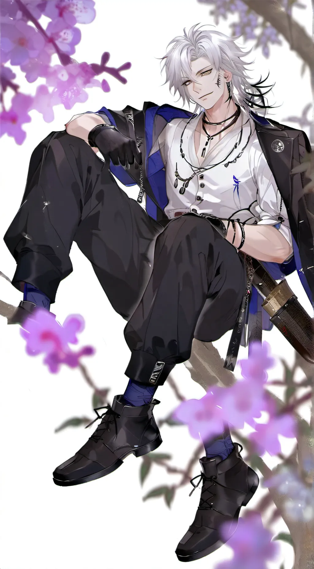 ai character: •KnyUniform• background