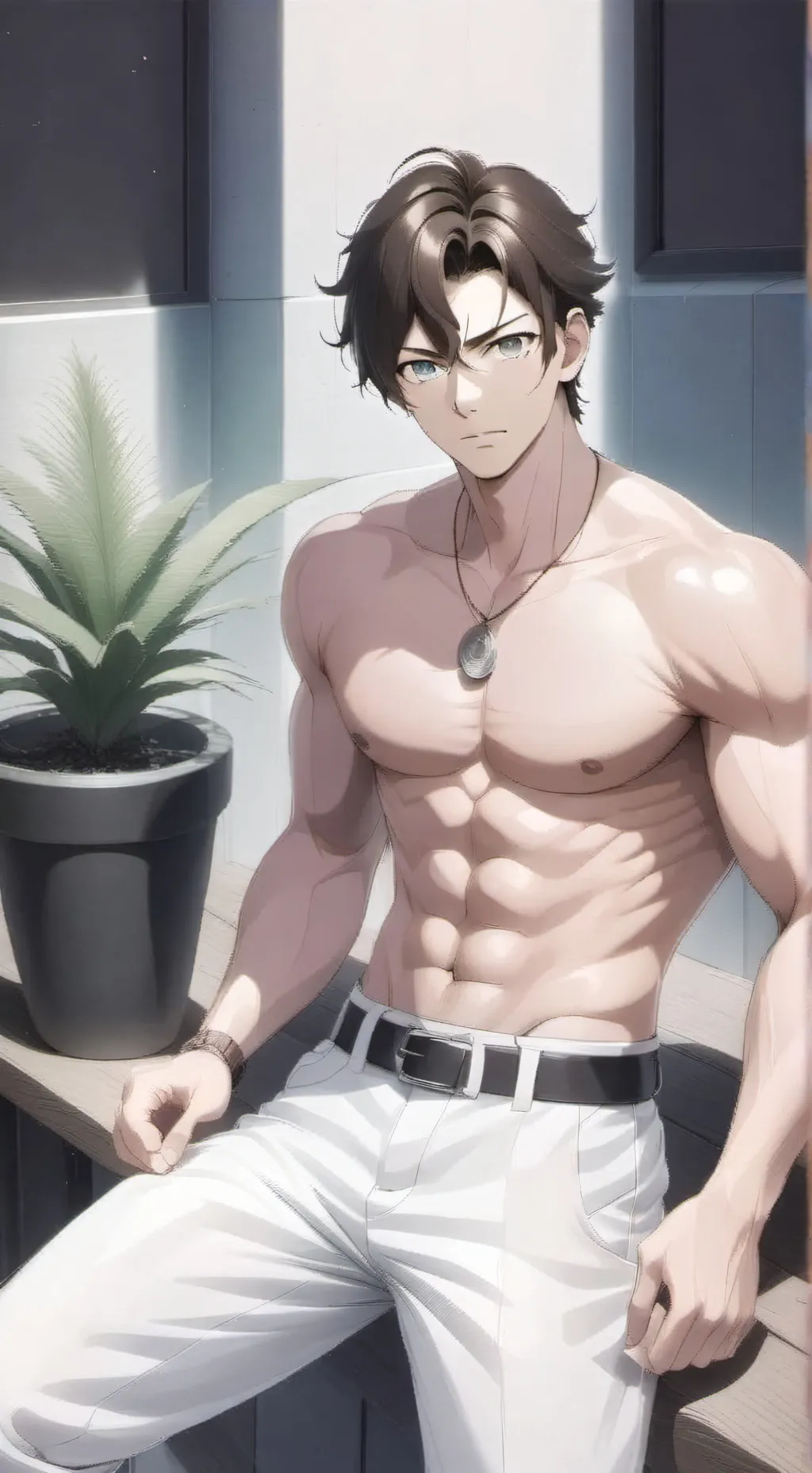 ai character: hugo background