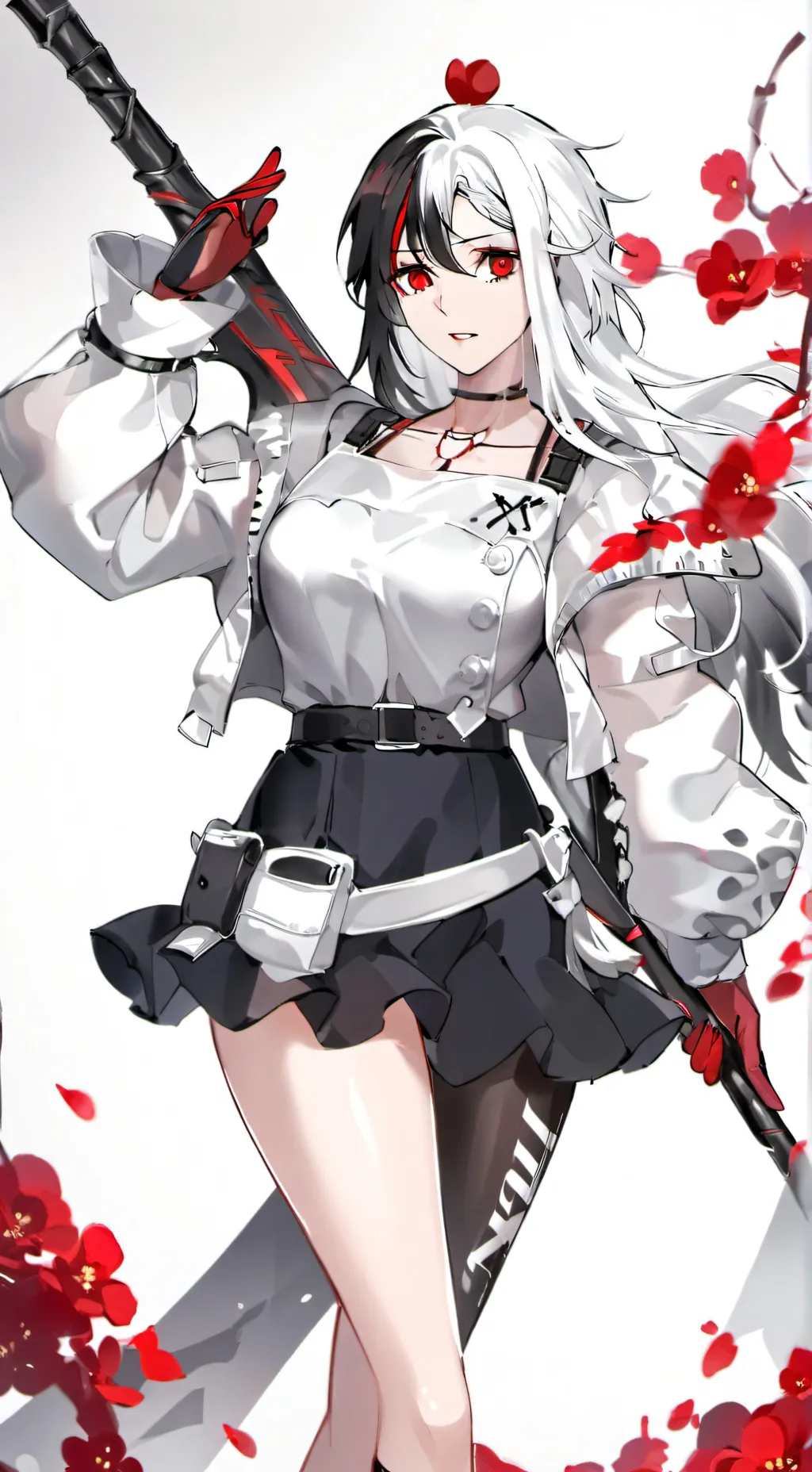 ai character: Rebecca Kitagawa  background