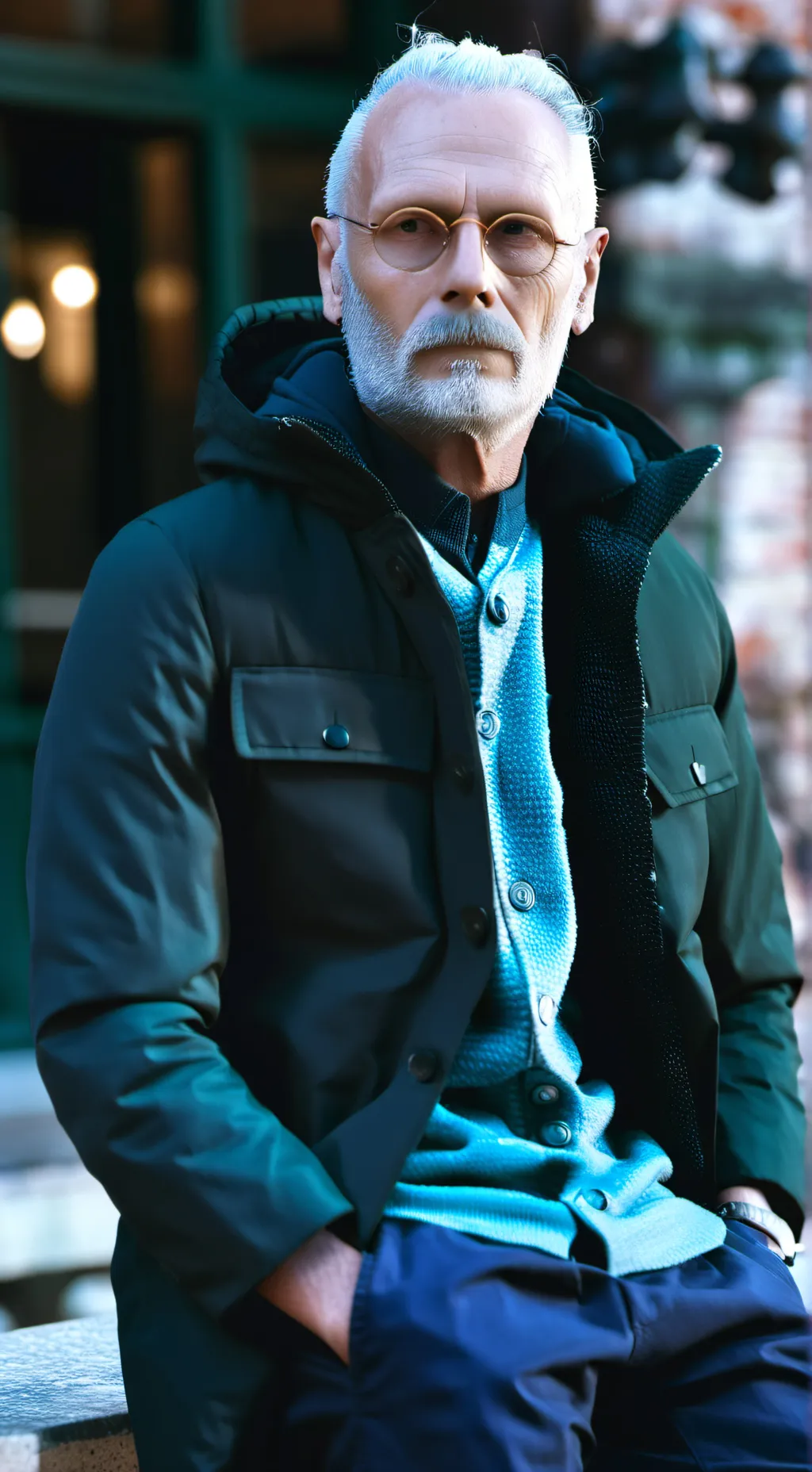 ai character: joe Caine  background