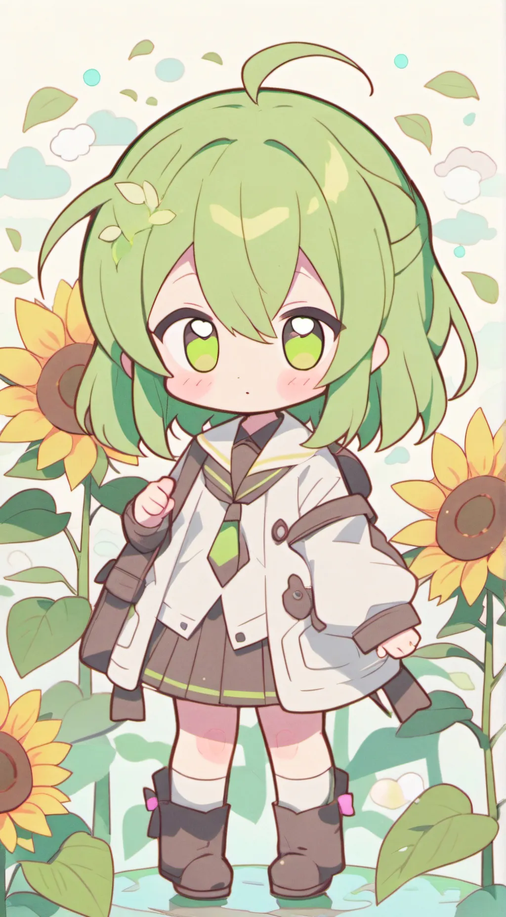 ai character: Dandys world 3 background