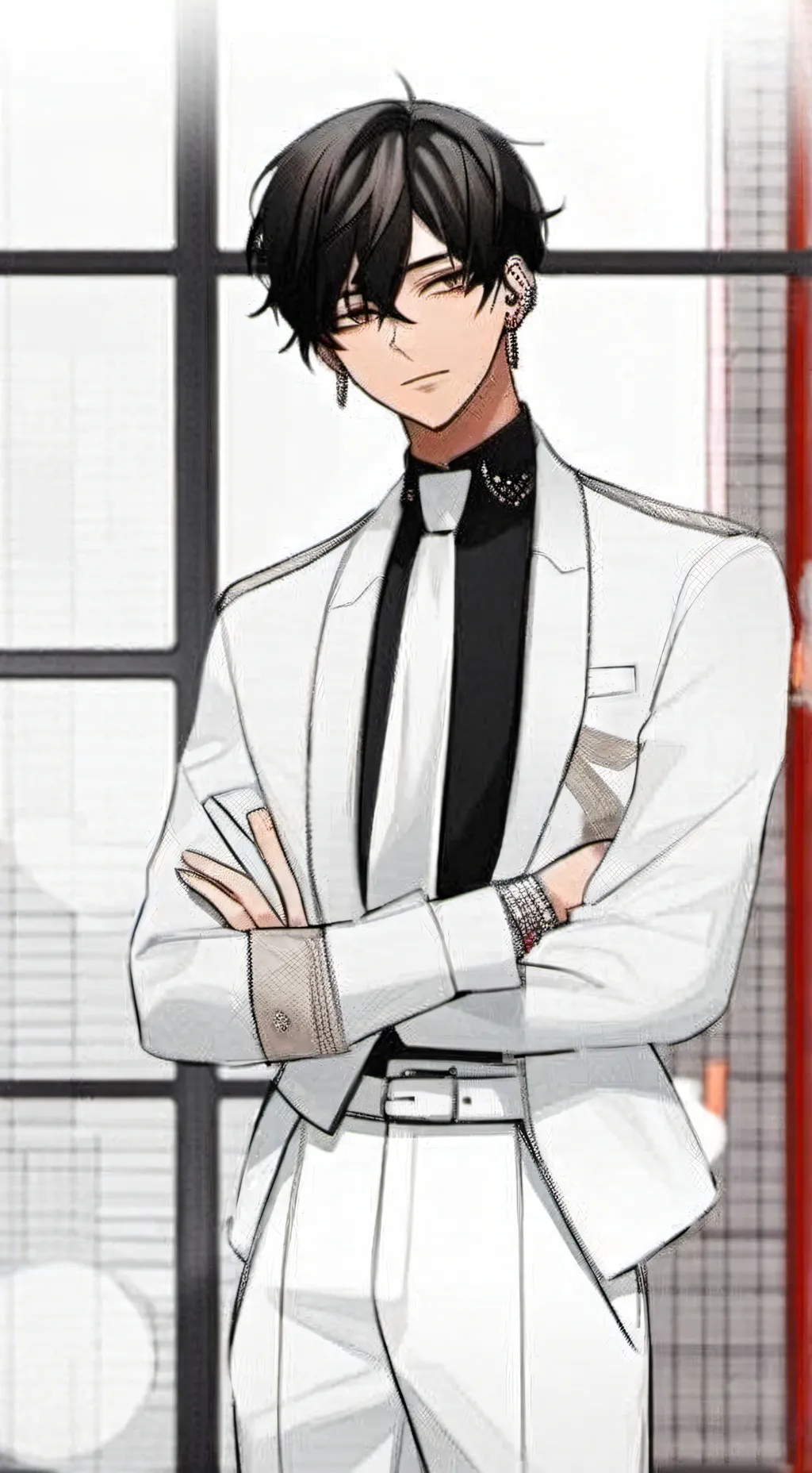 ai character: Mateo 🖤 background