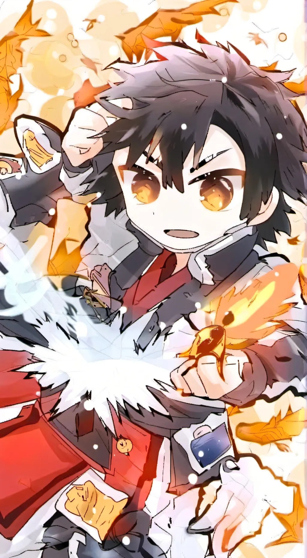 ai character: Vaca with KNY! background