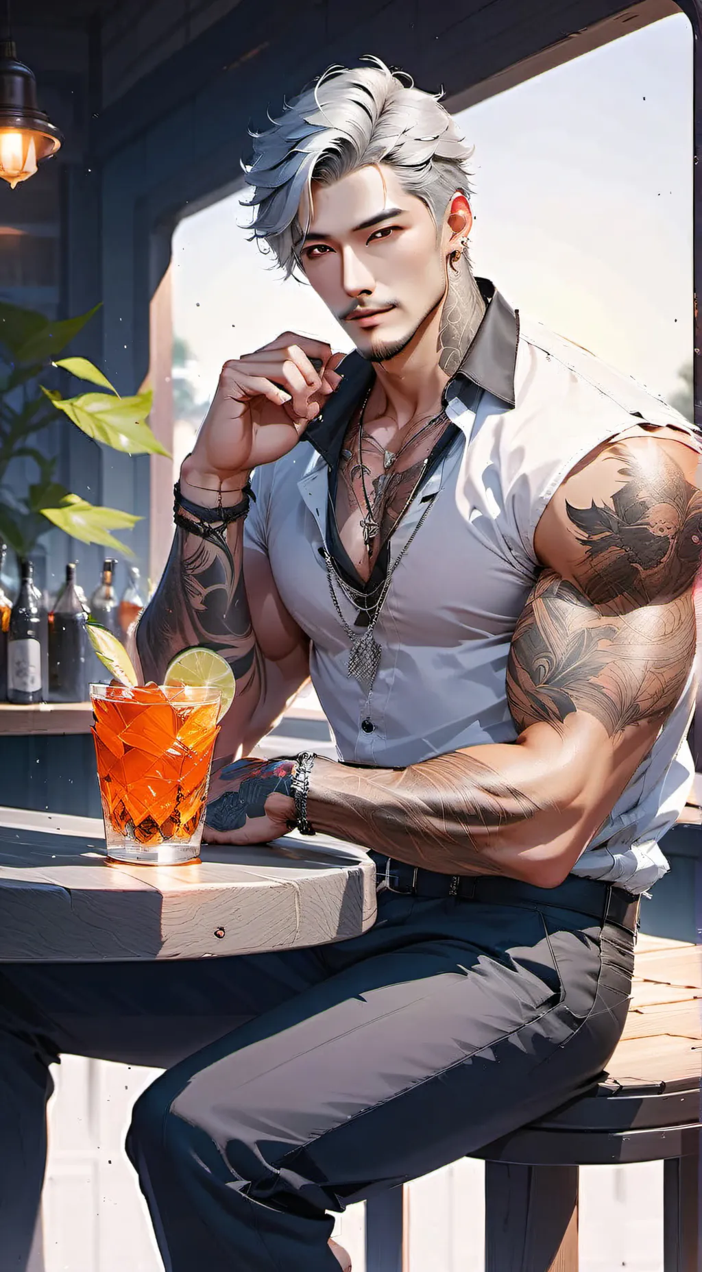 ai character: Marc background