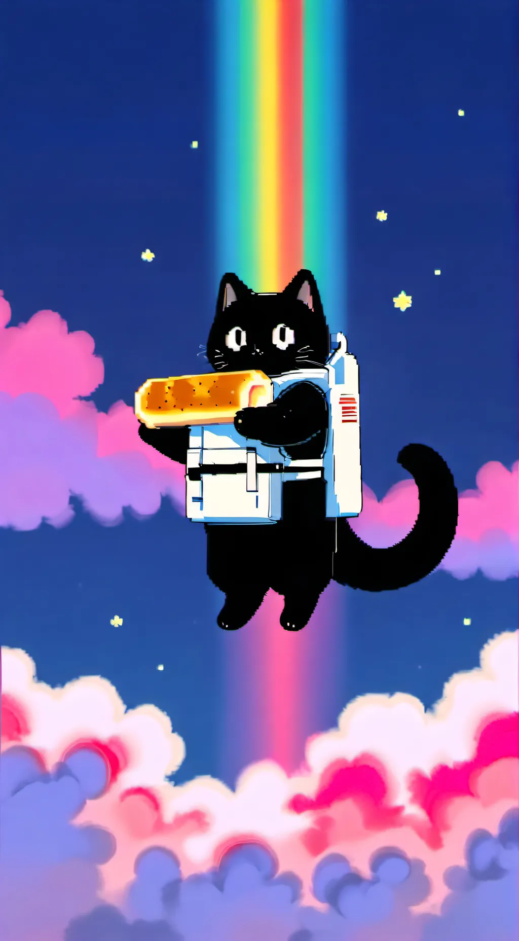 ai character: Nyan Cat background
