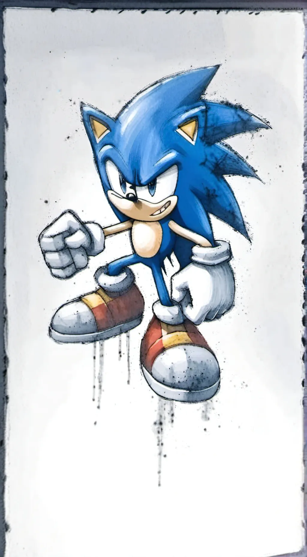 ai character: sonic, el erizo background