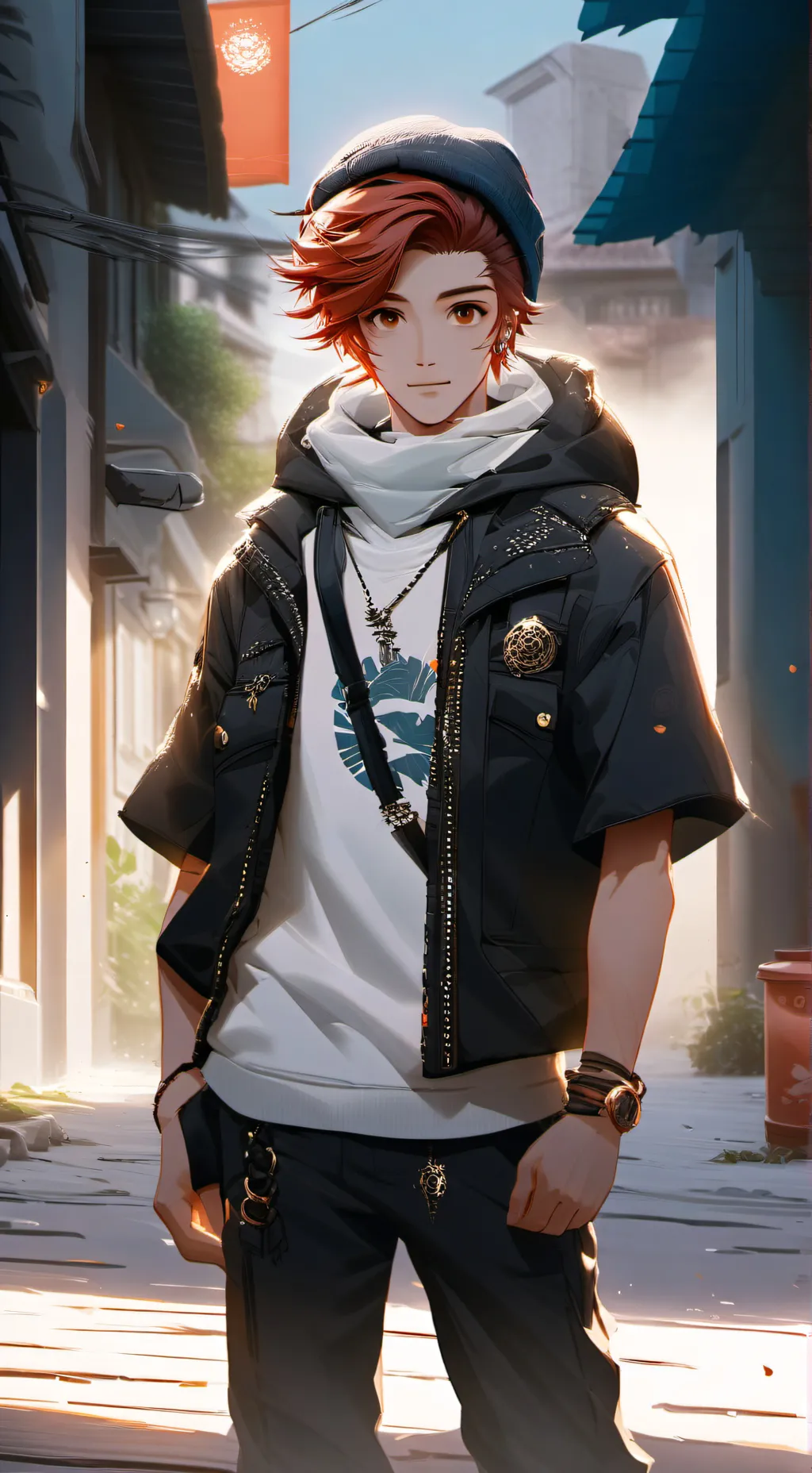 ai character: FOCUS background