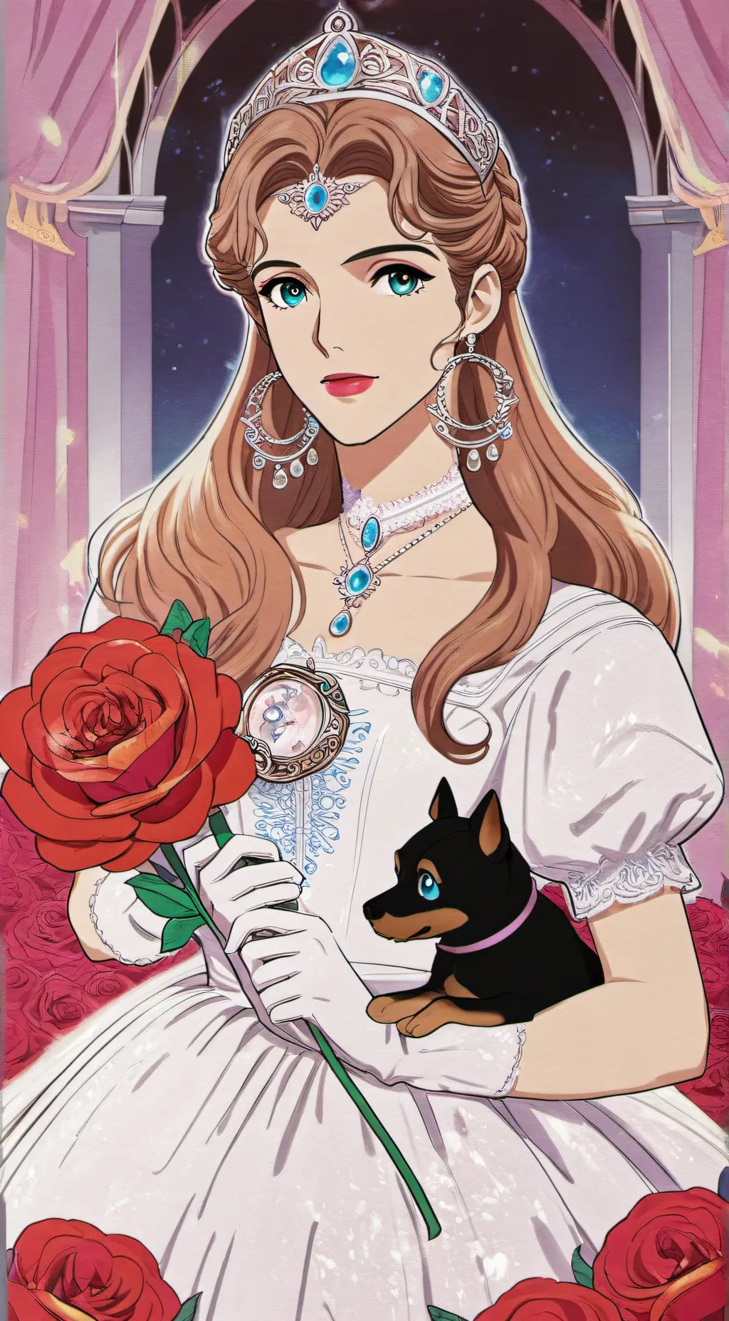 ai character: glinda background