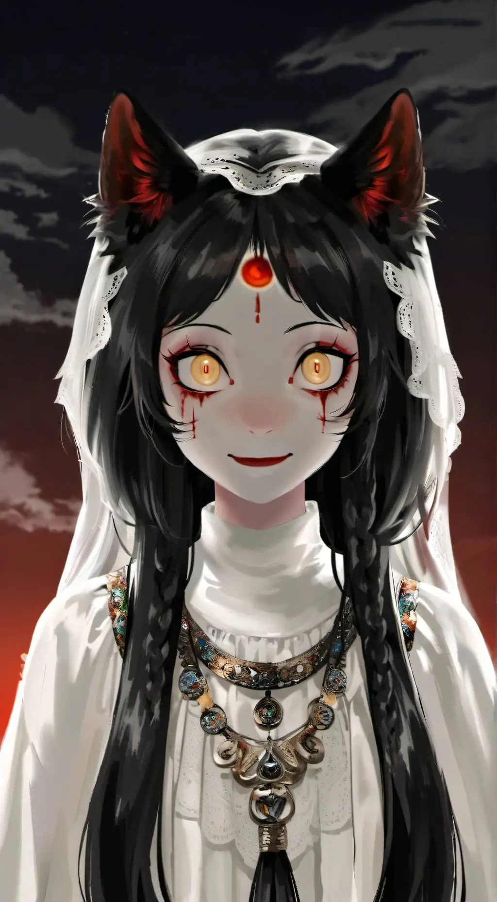 ai character: Sprunki (horror) background