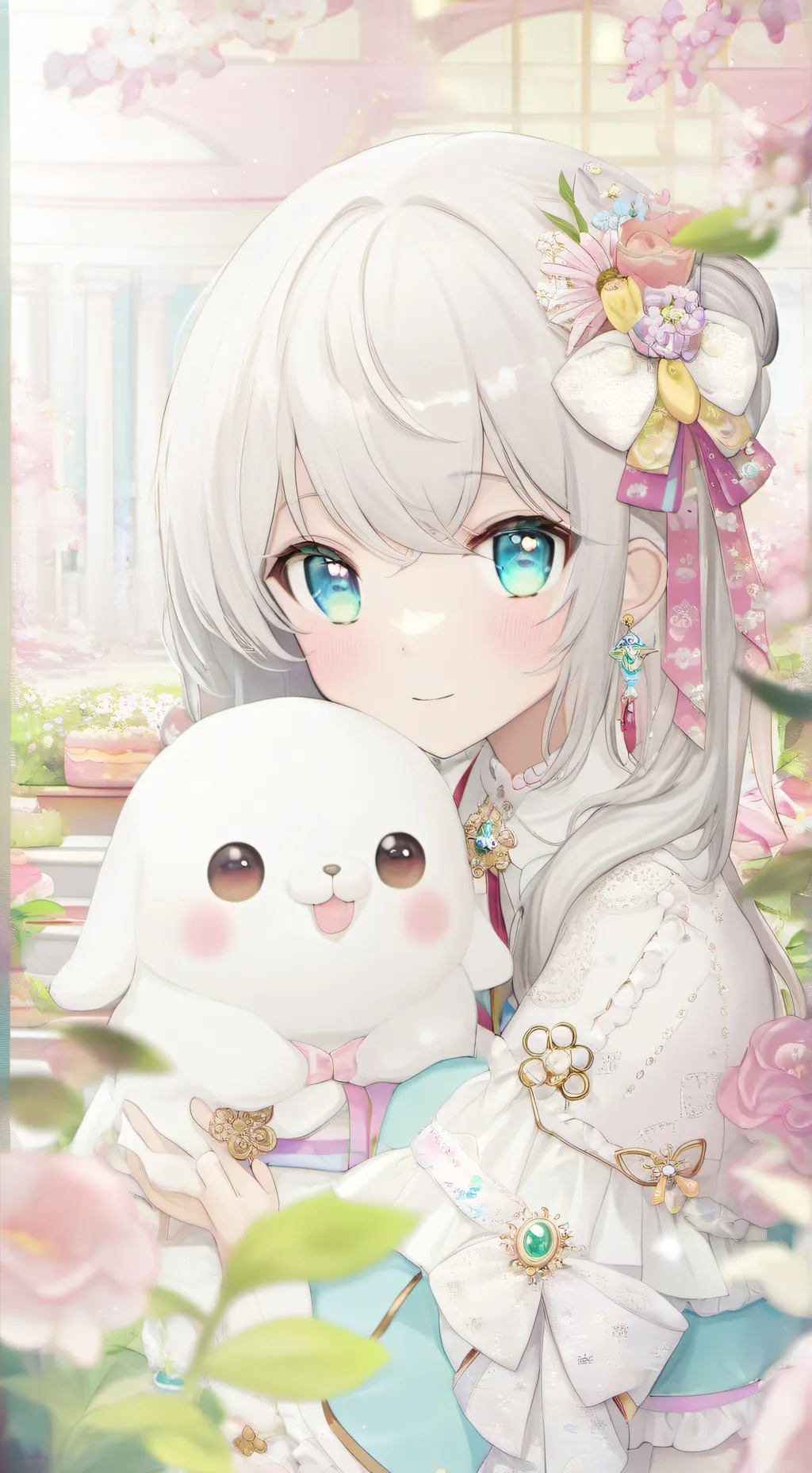 ai character: ObaMitsu background