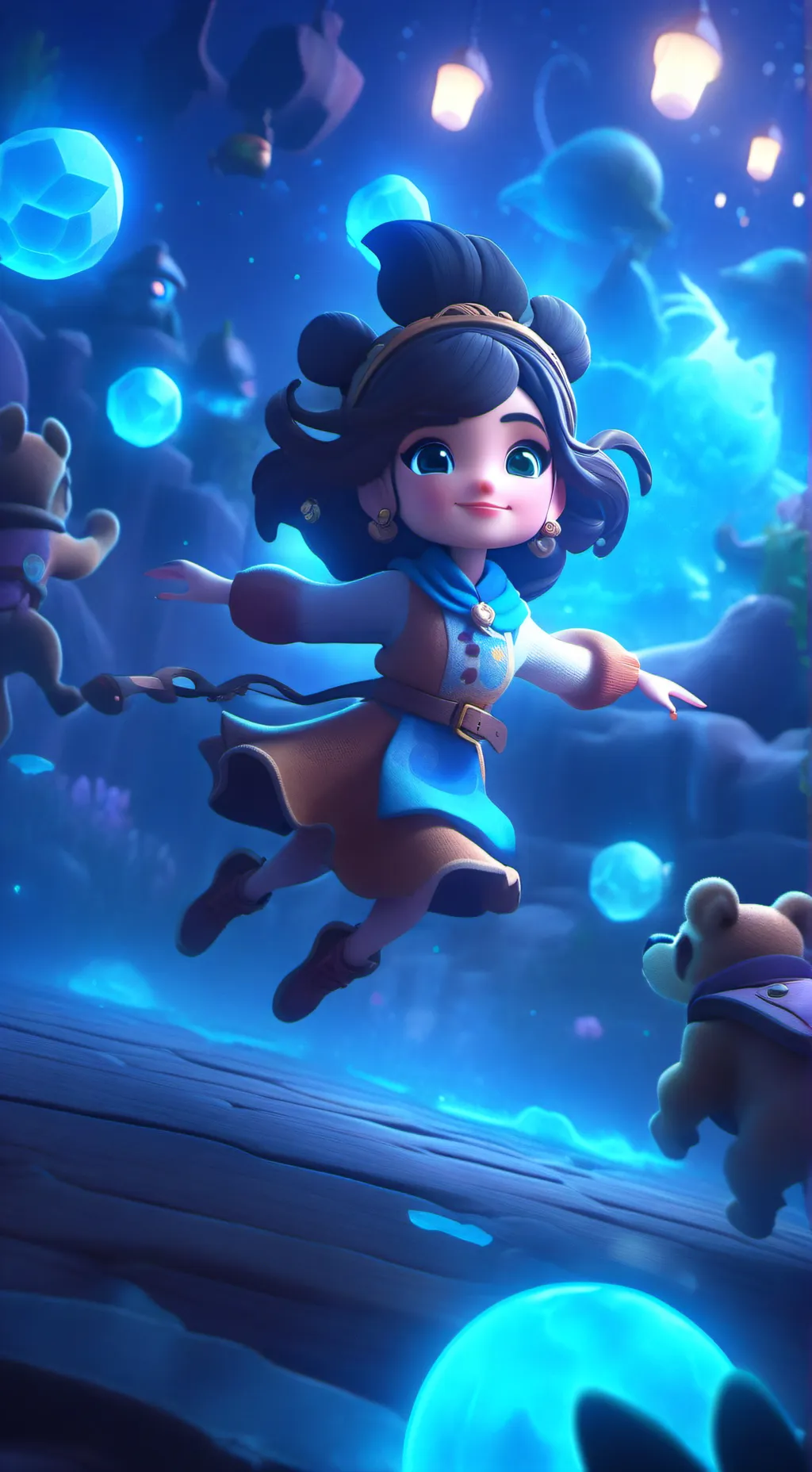 ai character: Stefanie brenneis background