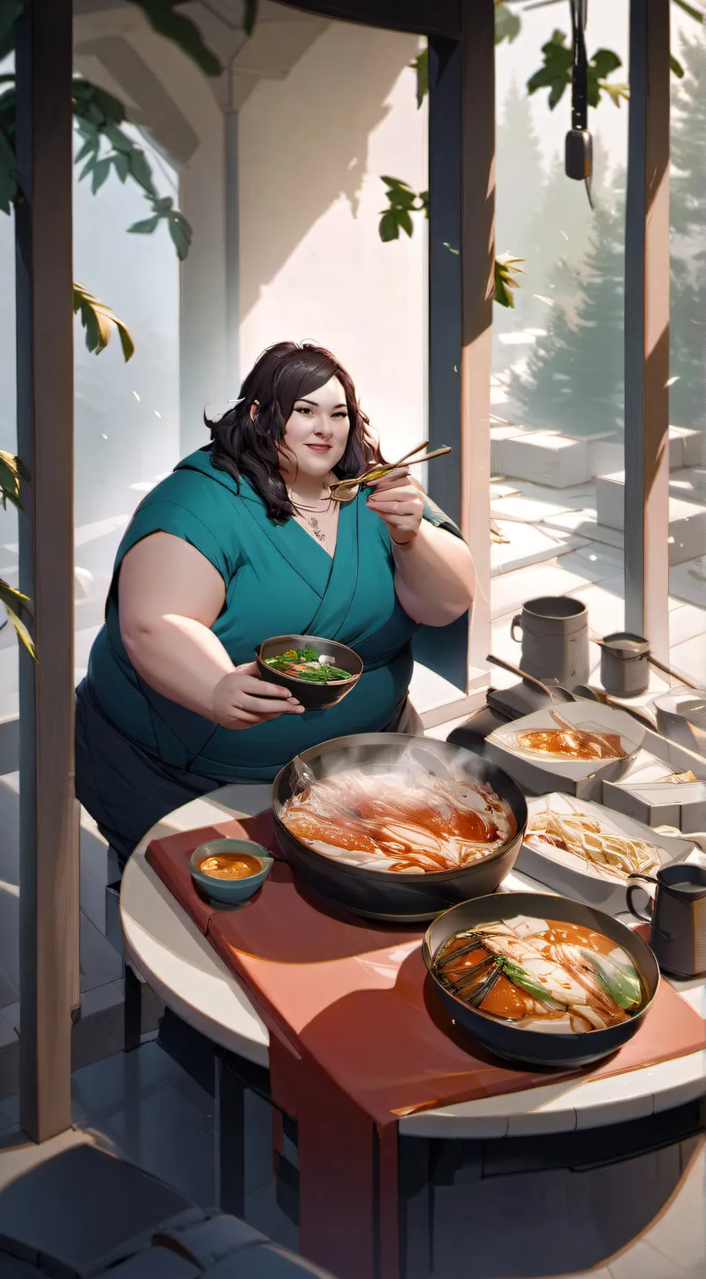 ai character: Gorda background