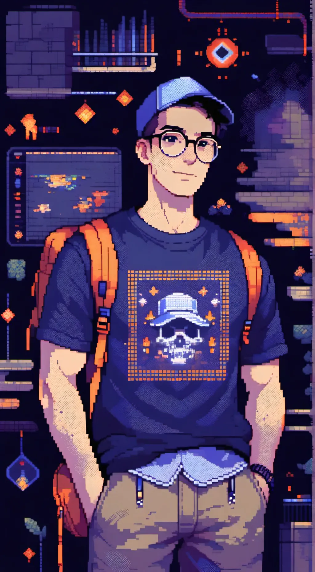 ai character: Ethan background