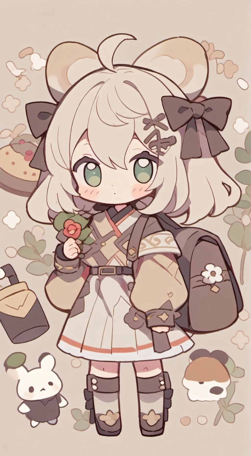 ai character: ♡~Moxi~♡ background