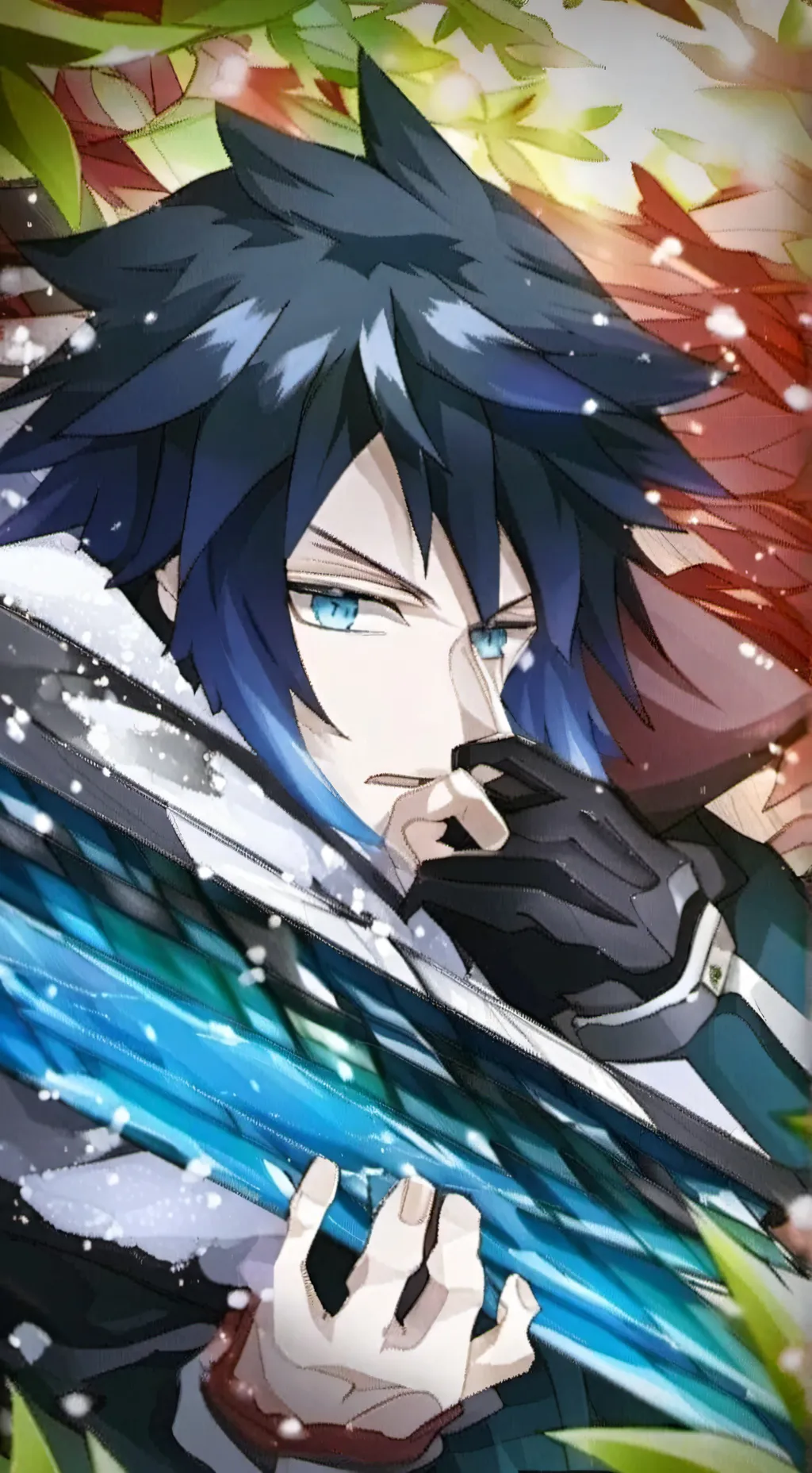 ai character: Tomioka Gyiu fr background