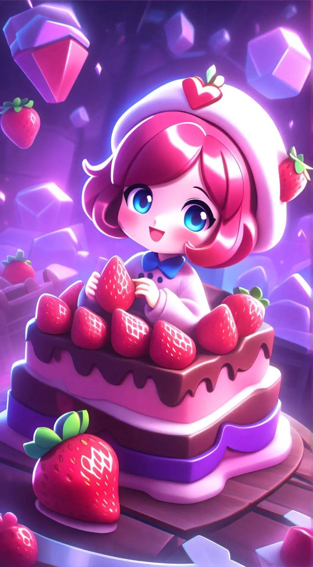 ai character: sprout x cosmo background