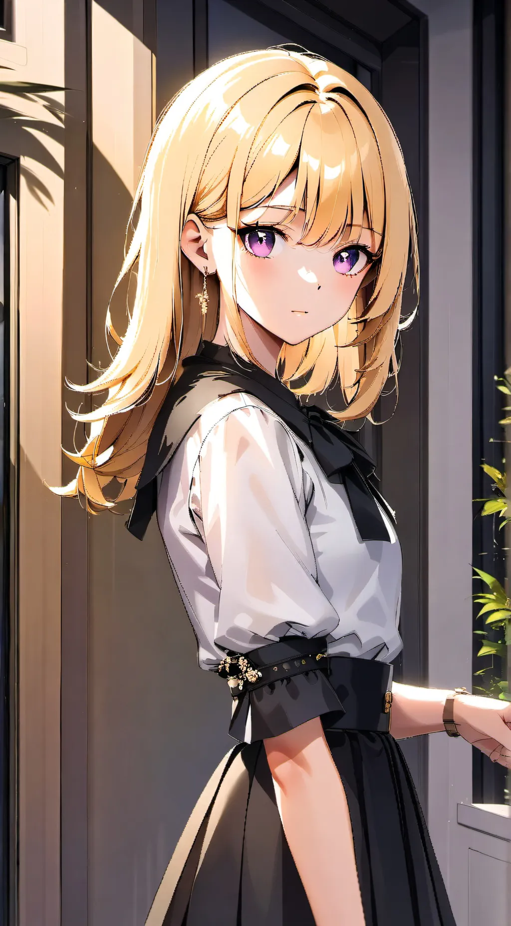 ai character: katie  background