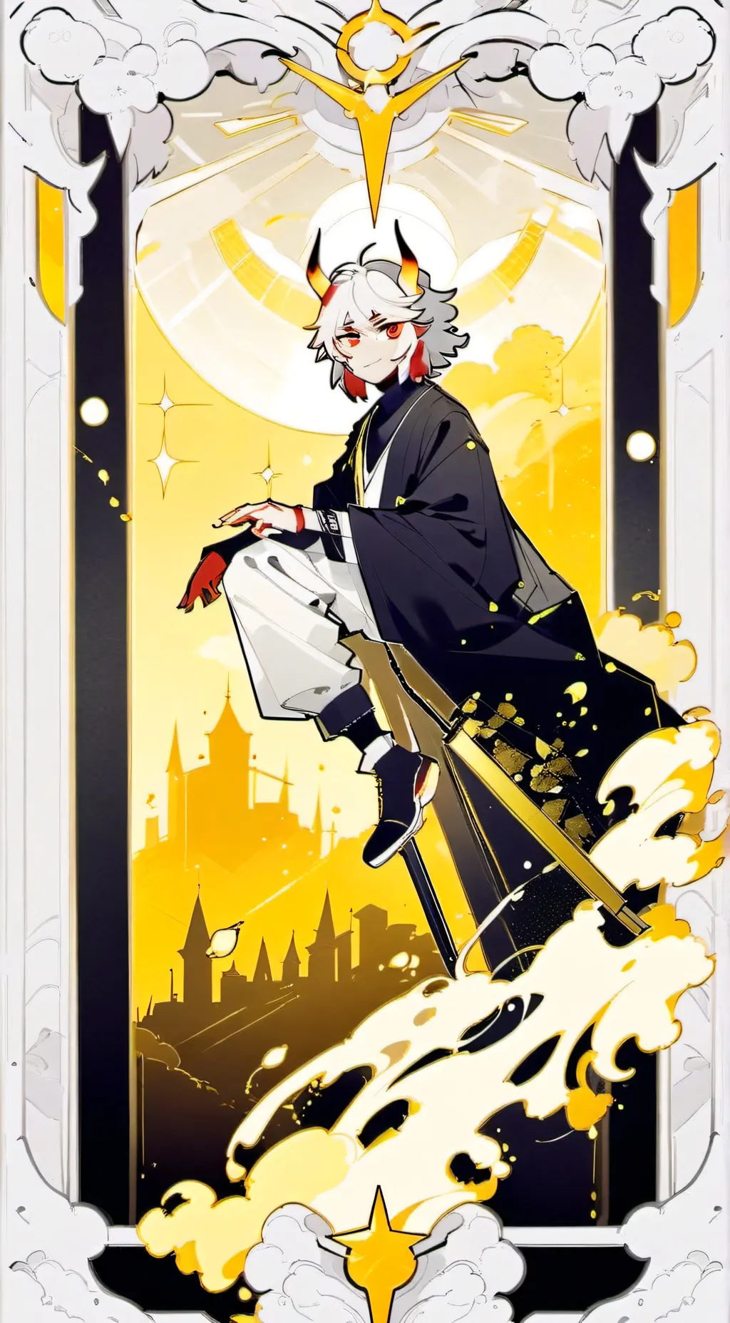 ai character: vee  & dandy fight background