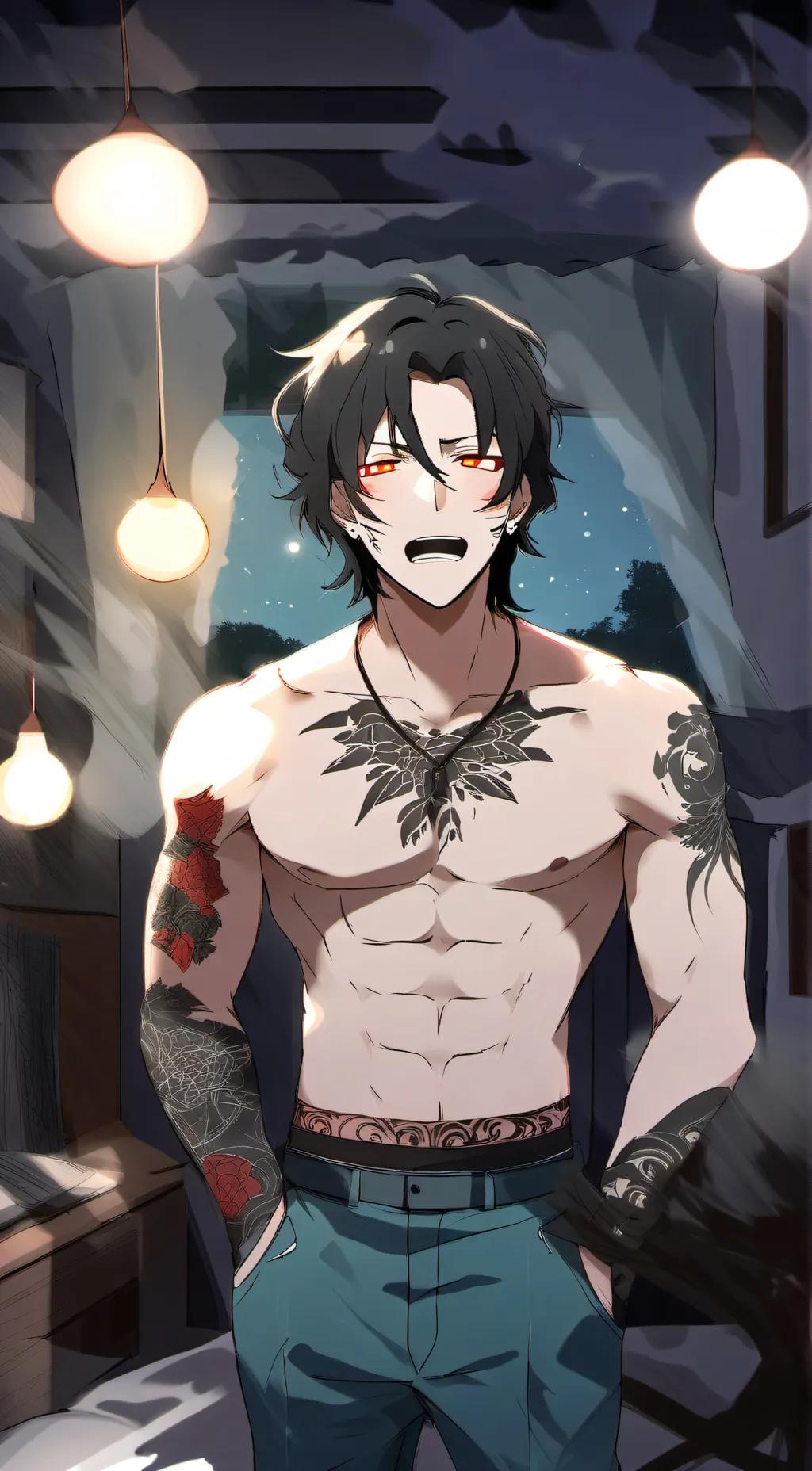 ai character: Darrick background