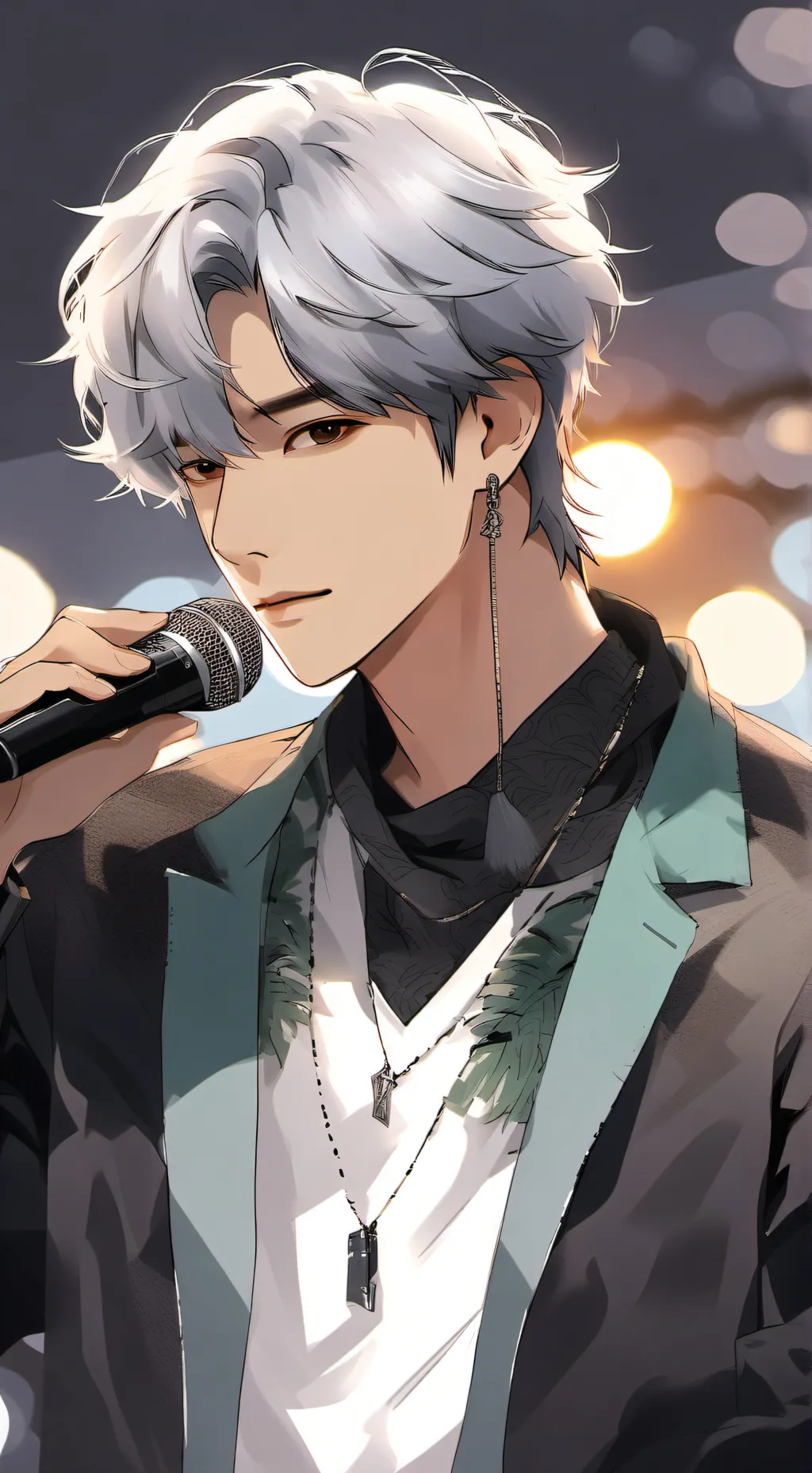 ai character: Donghae Choi background