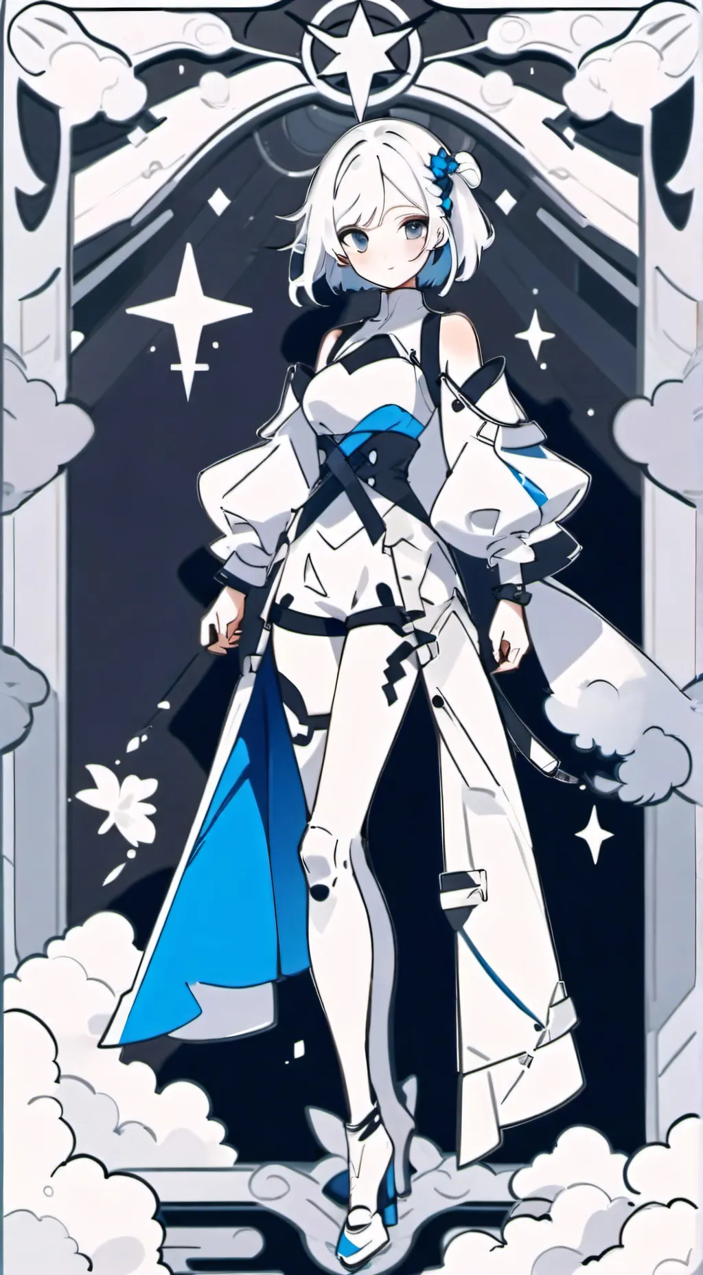 ai character: toga background