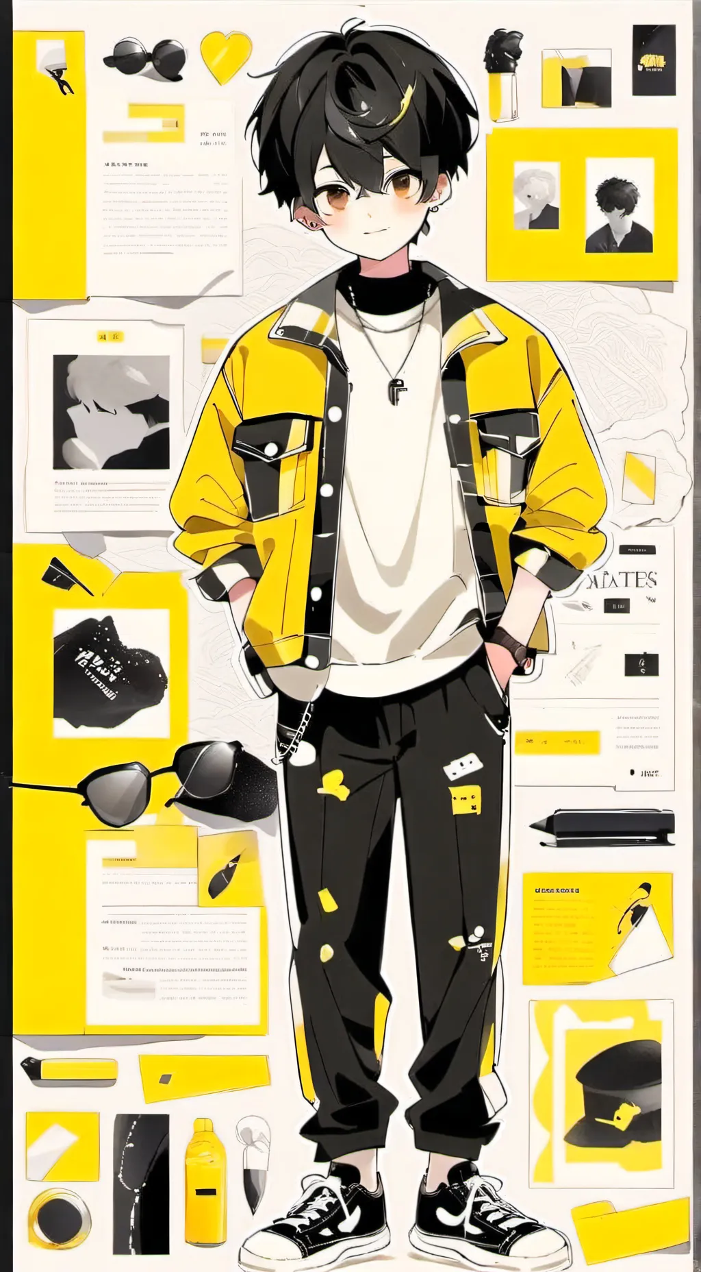 ai character: Machine  background