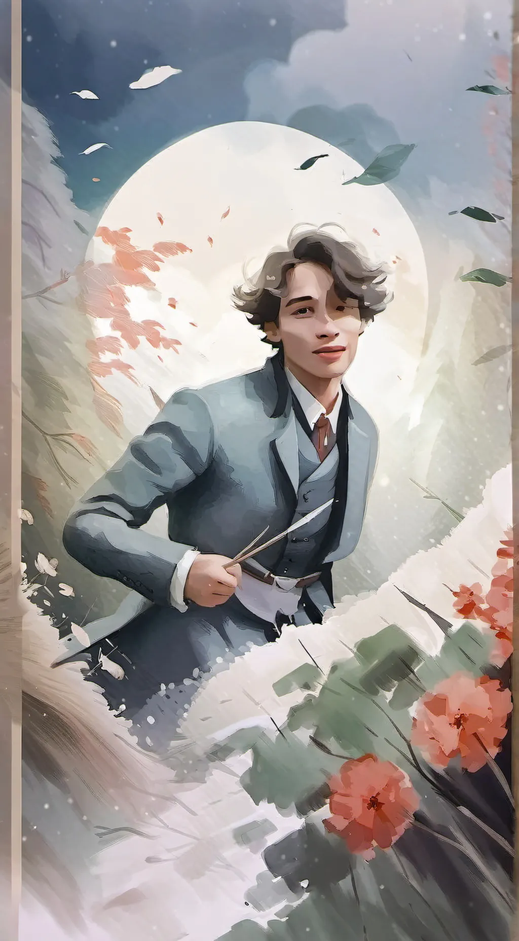 ai character: shopping with Jake background