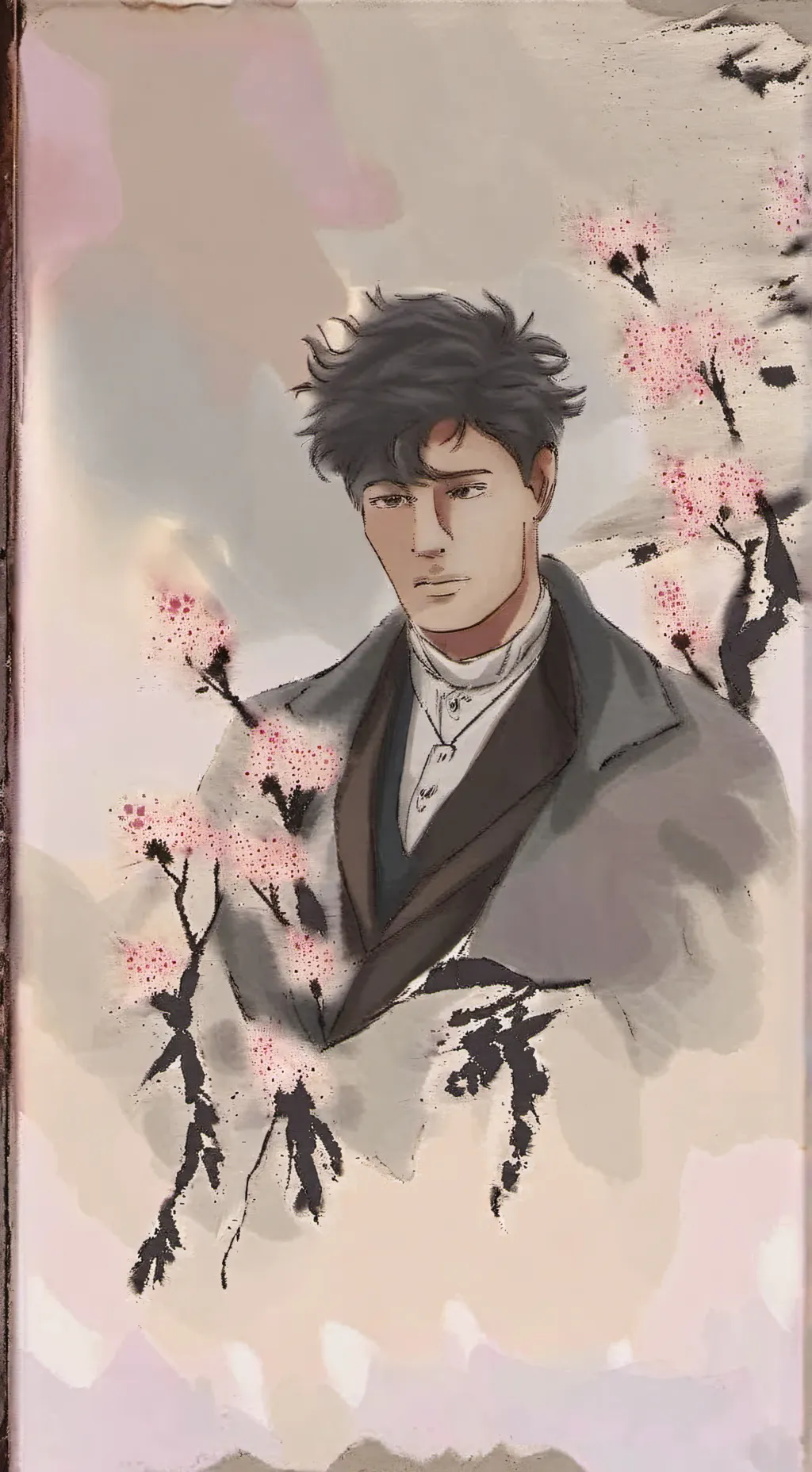 ai character: sigma alaph male background