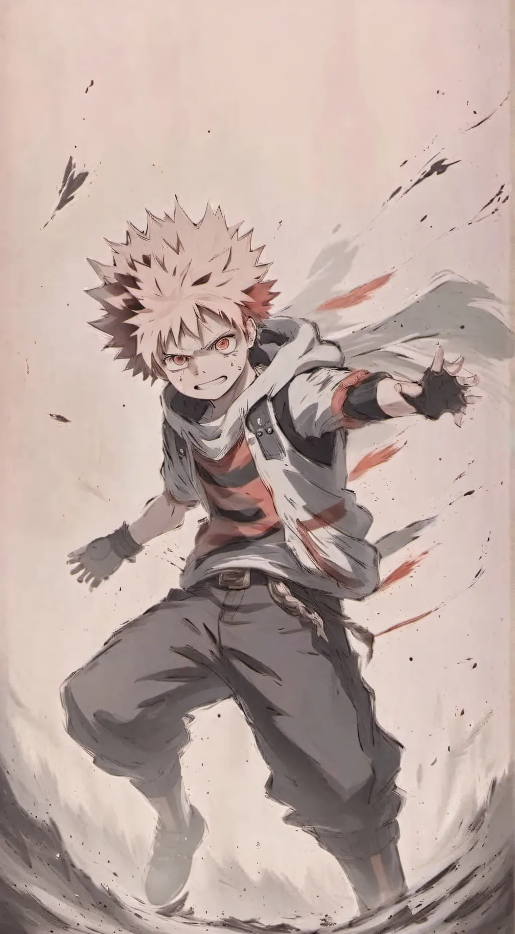 ai character: Bakugo is drunk background