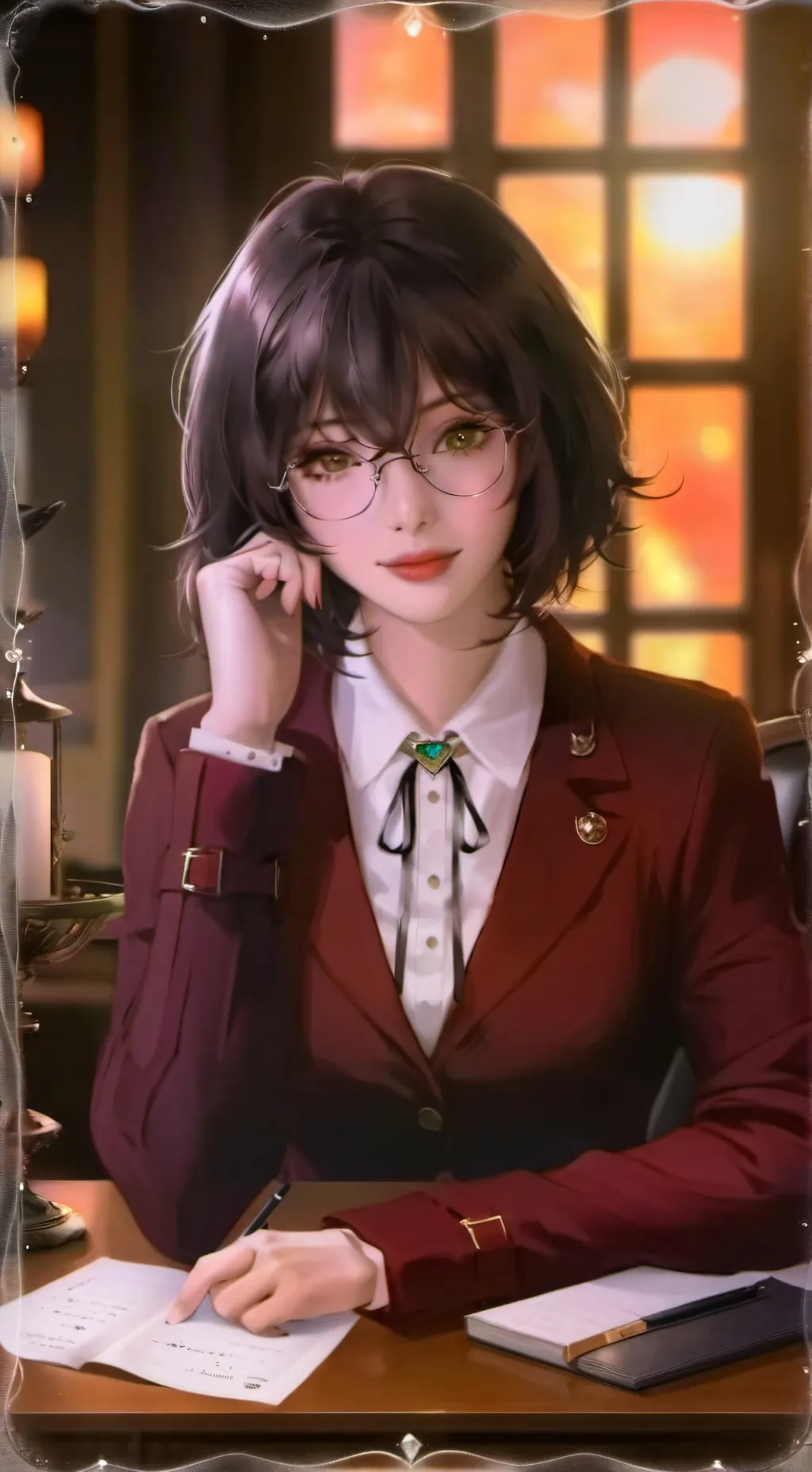 ai character: Akane background