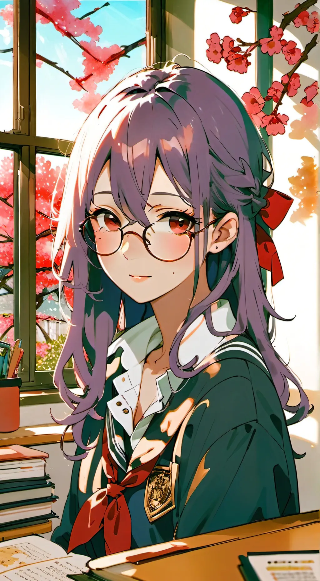 ai character: Kaori background