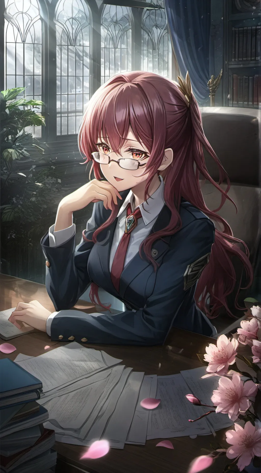 ai character: Hana background