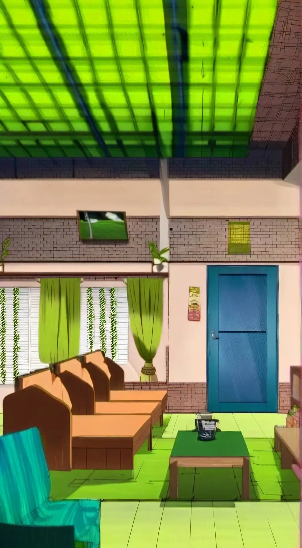 ai character: U.A. dorms background