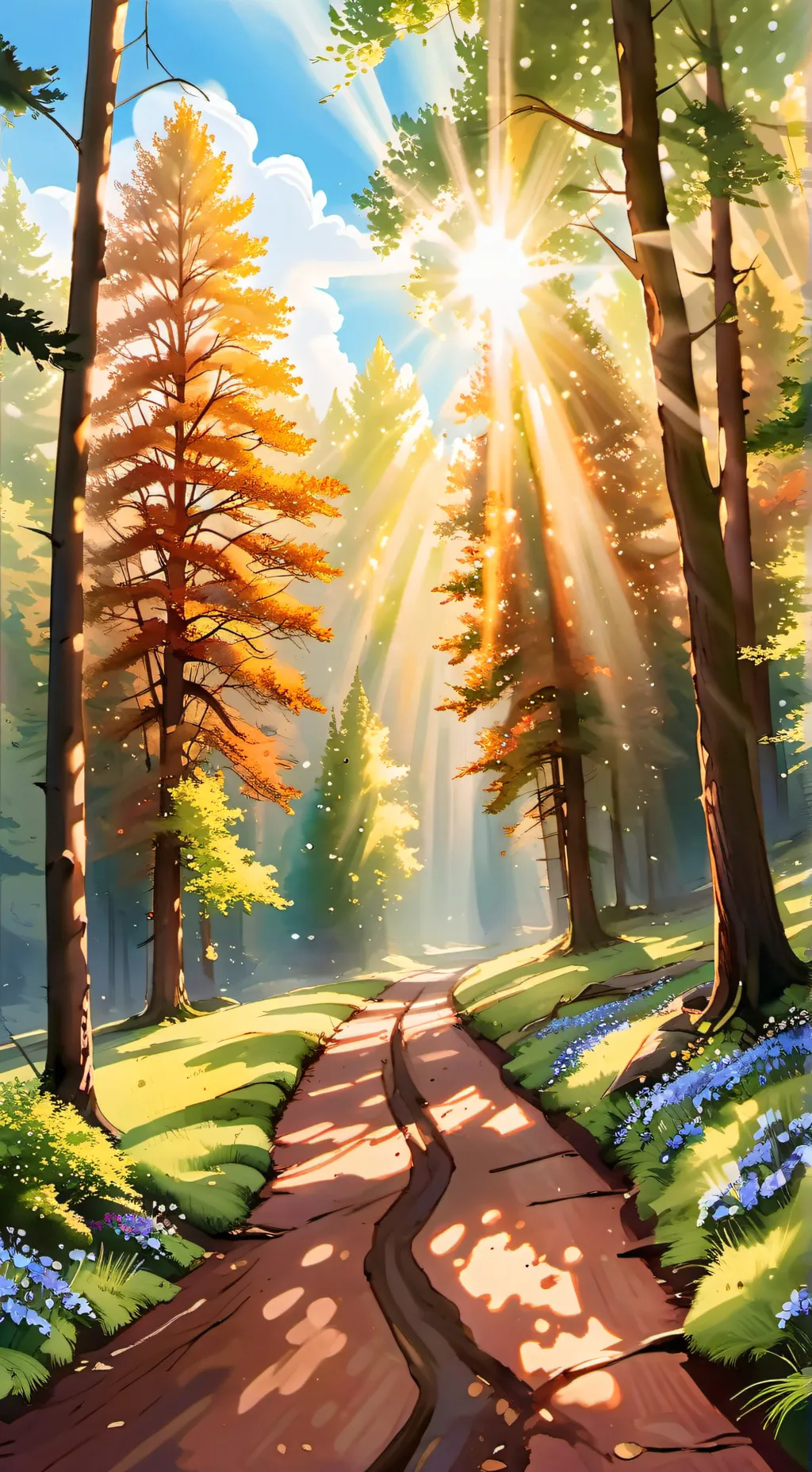 ai character: Aurora background