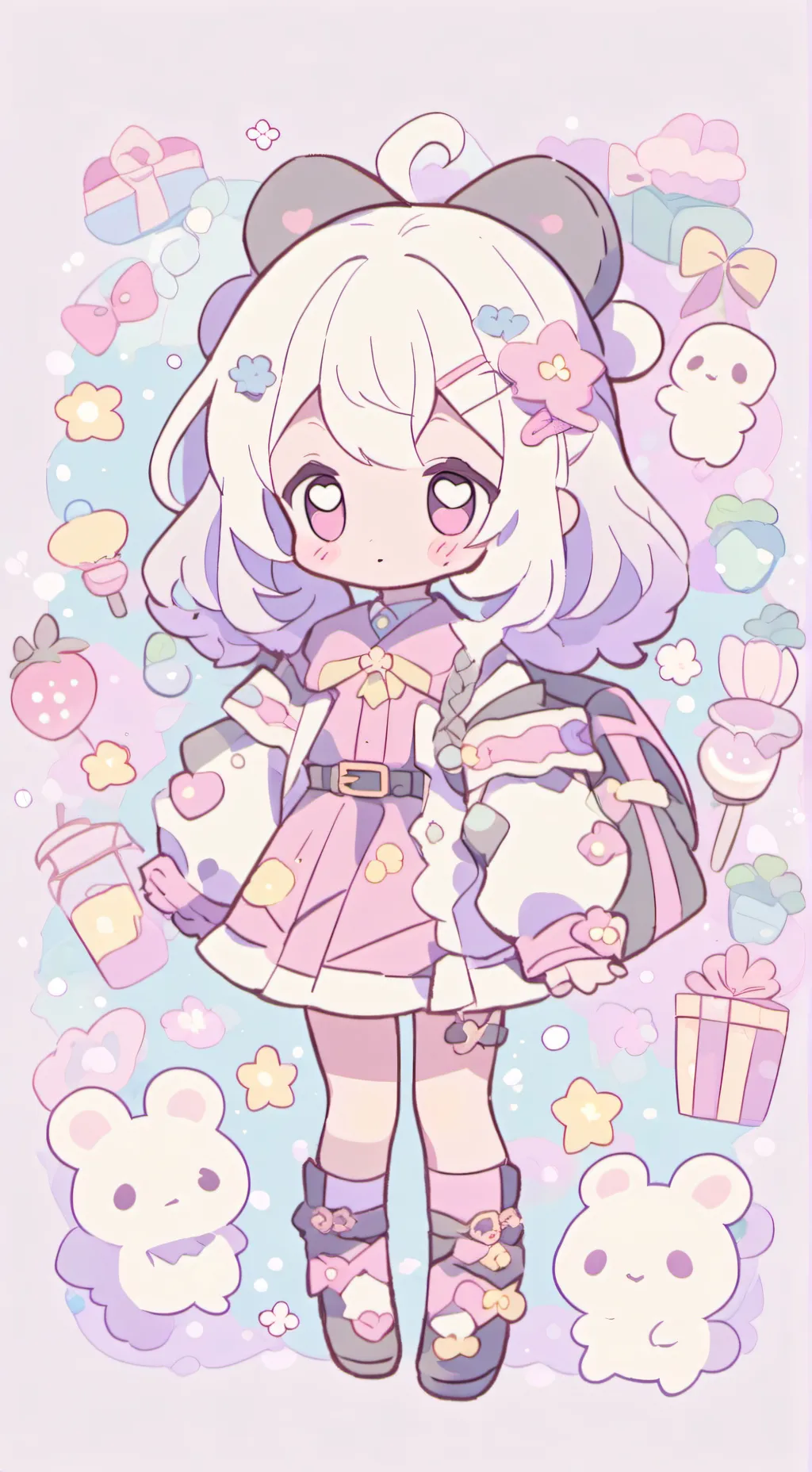 ai character: Sua filha/mila background