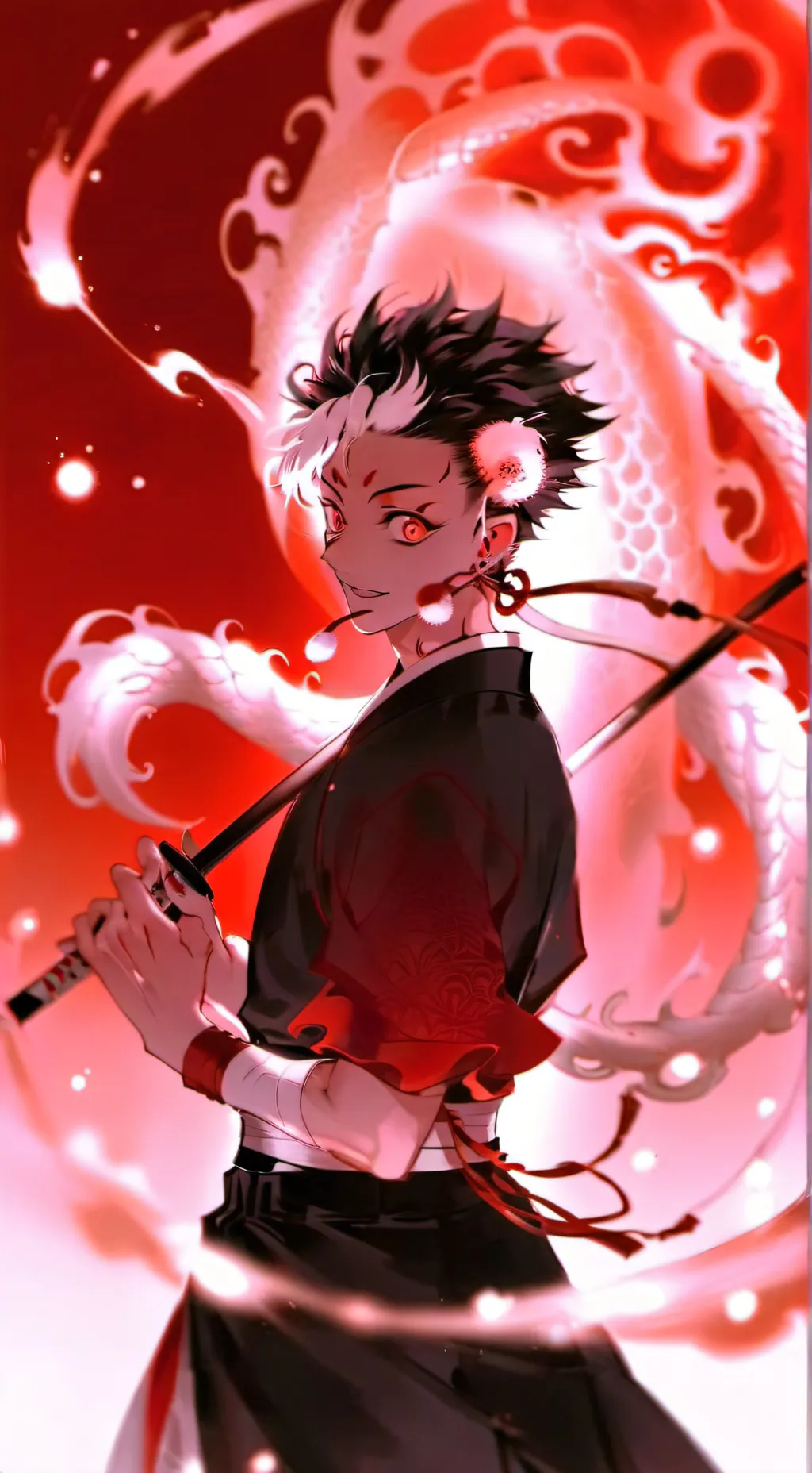 ai character: tanjiro kink demon background