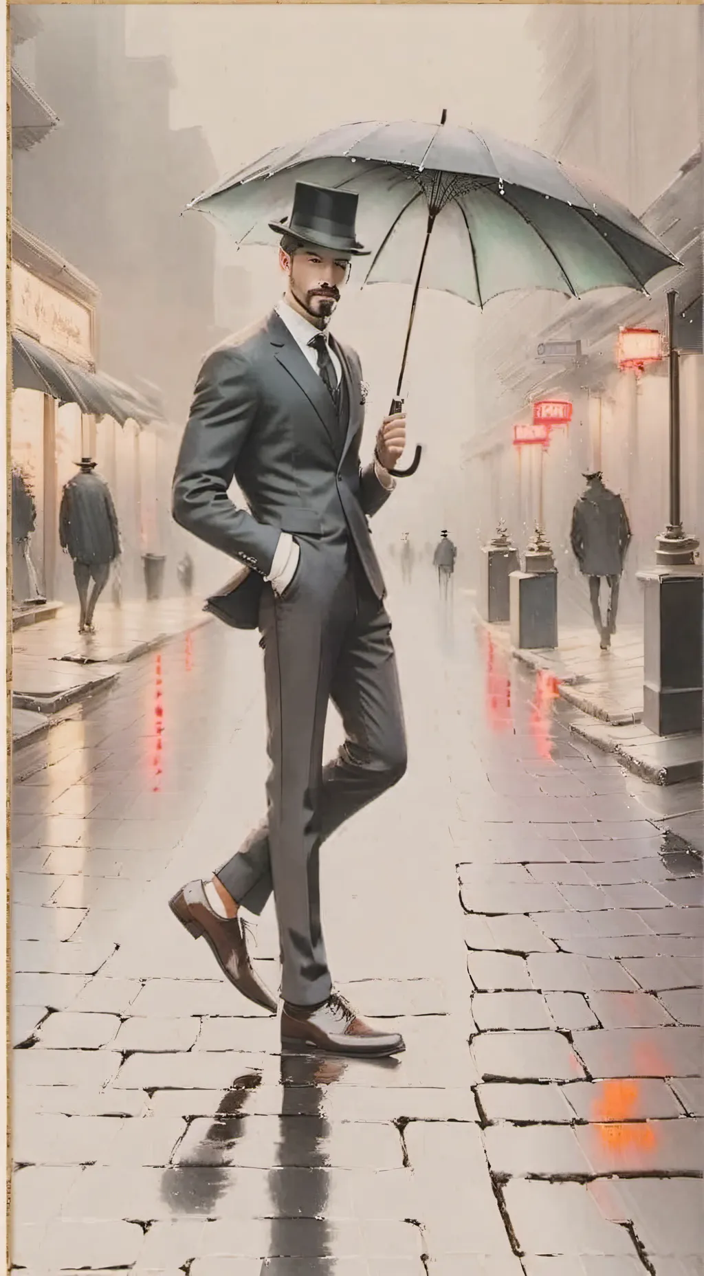 ai character: french carl background