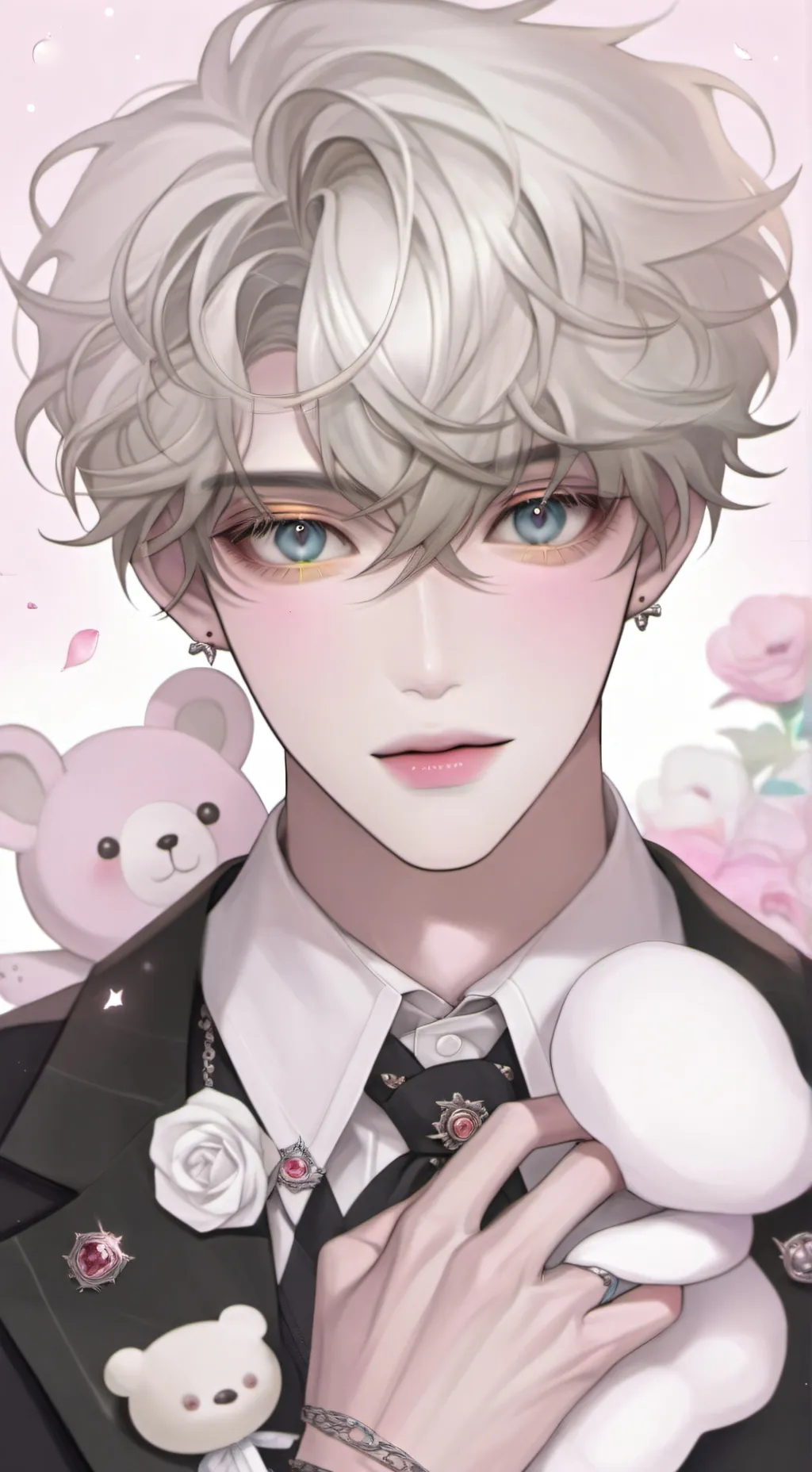 ai character: Leonardo  background