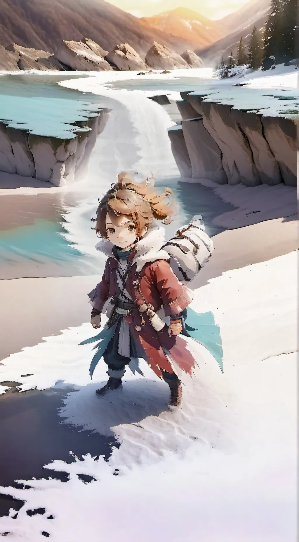 ai character: Andre  noah background