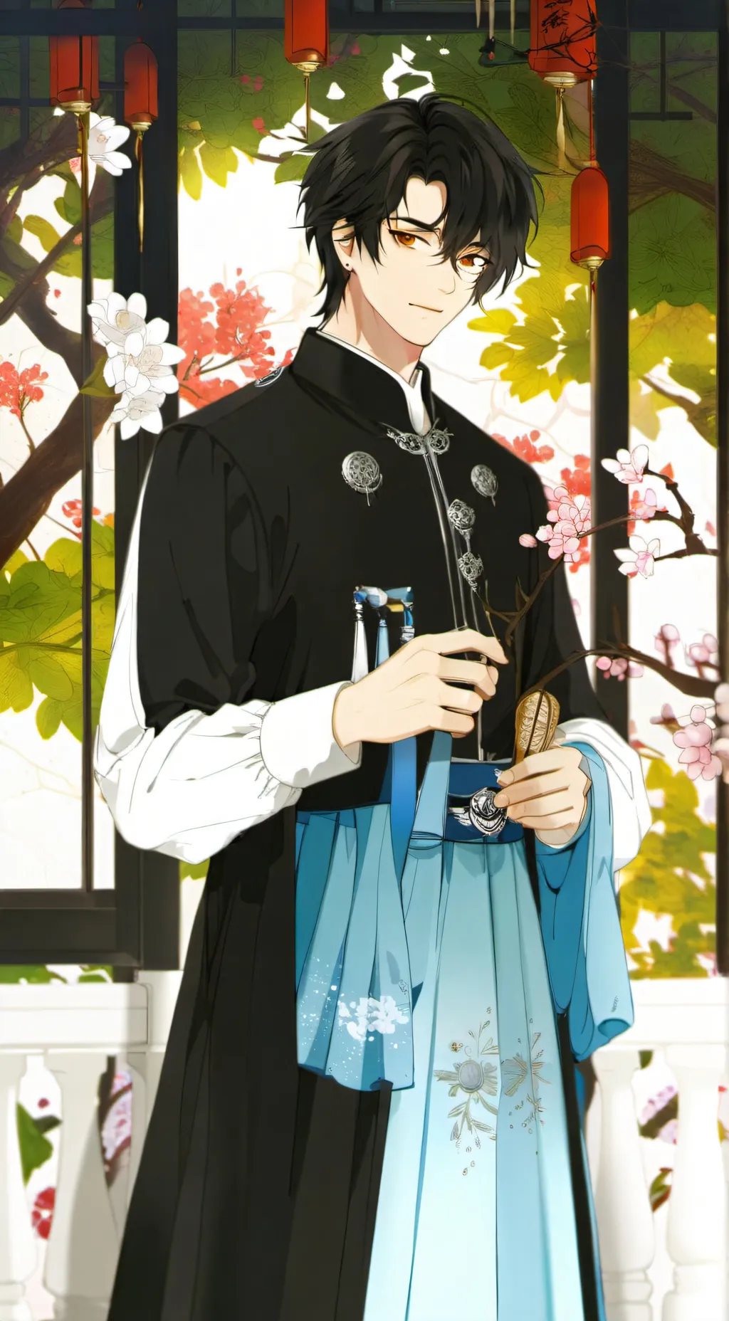 ai character: Martin  background