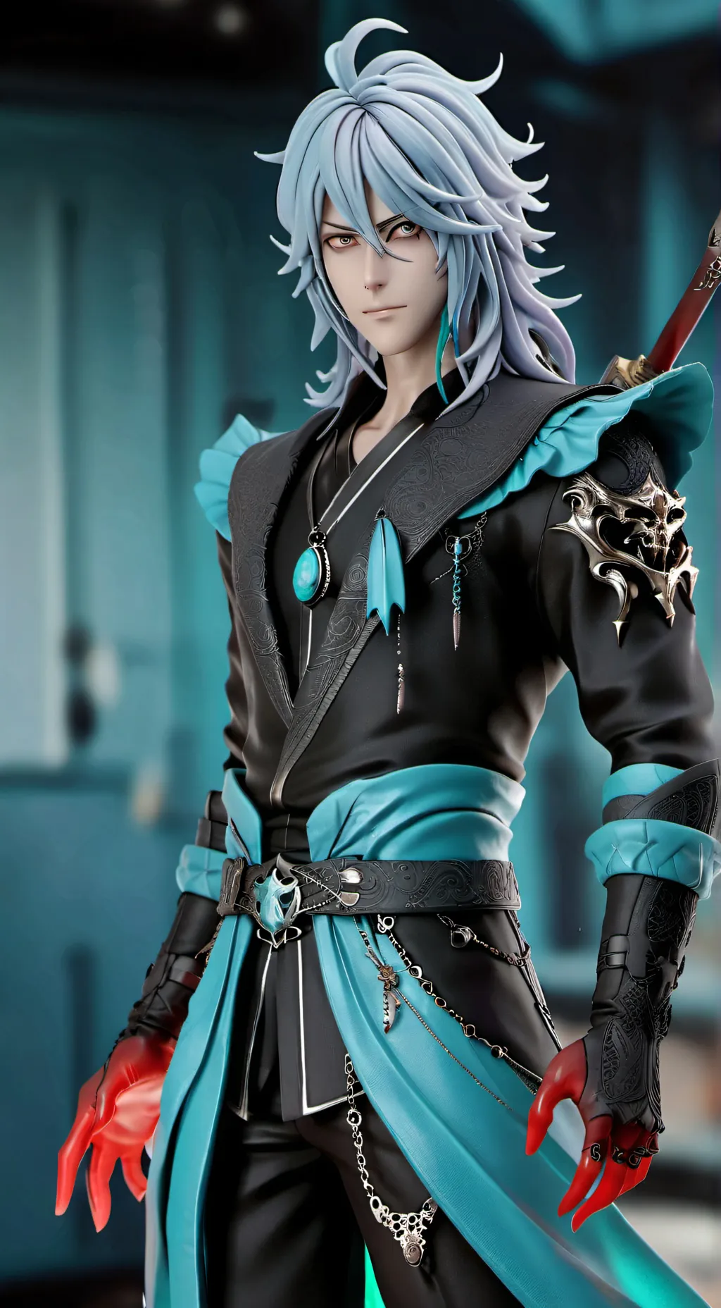 ai character: Amai(sweet) mask background