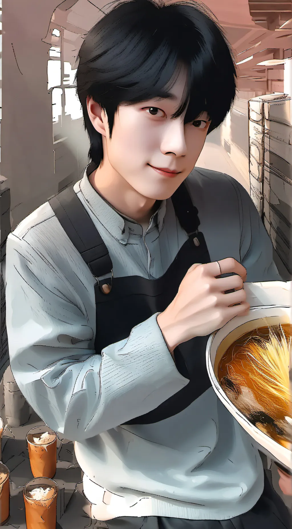 ai character: Enhypen background